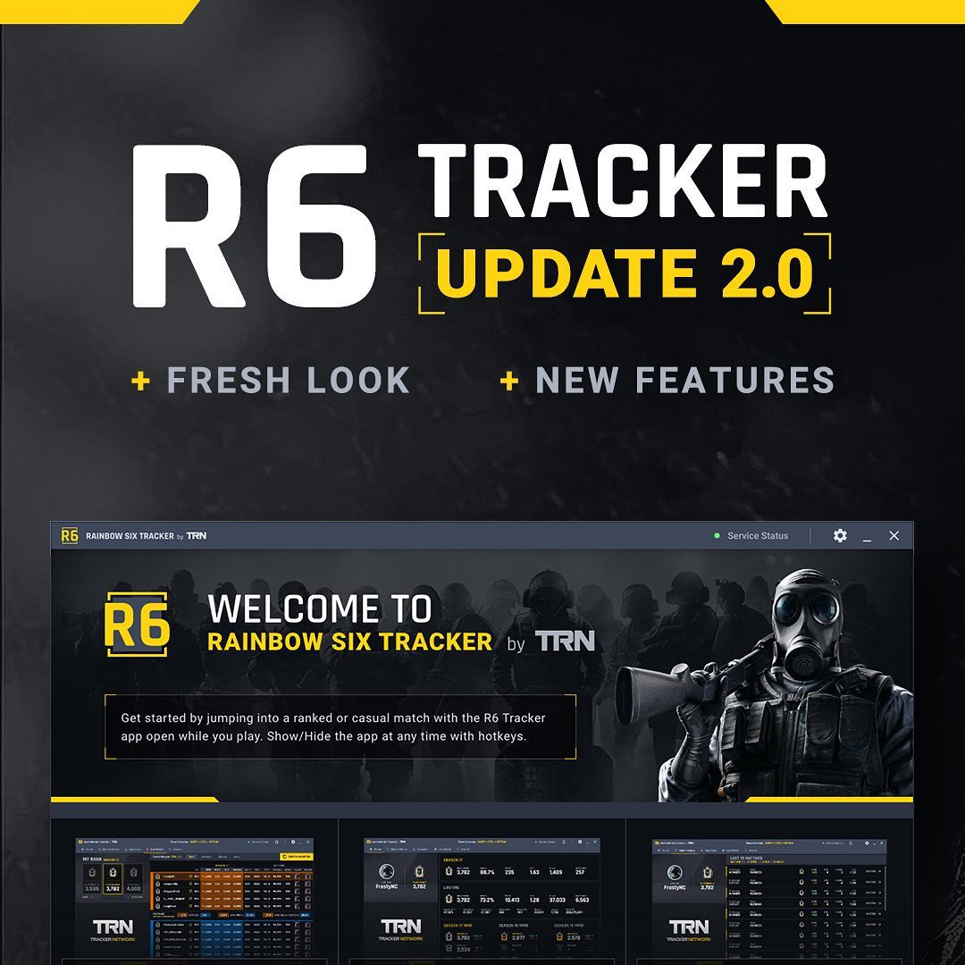 Tracker Network - IT'S HERE! R6 Tracker 2.0 is now... | Facebook