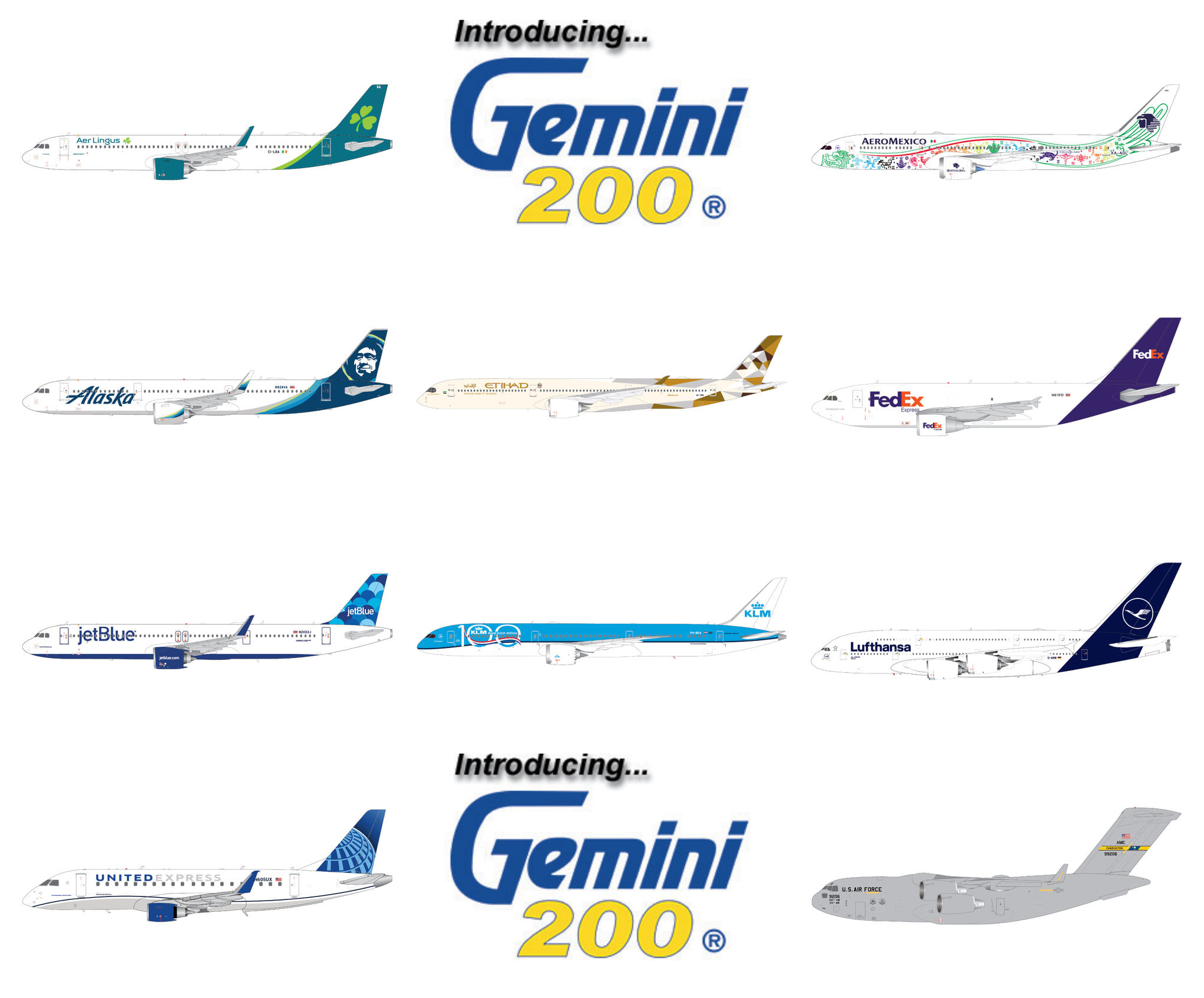 GeminiJets - TAKE OFF! GeminiJets 1:200-scale releases for