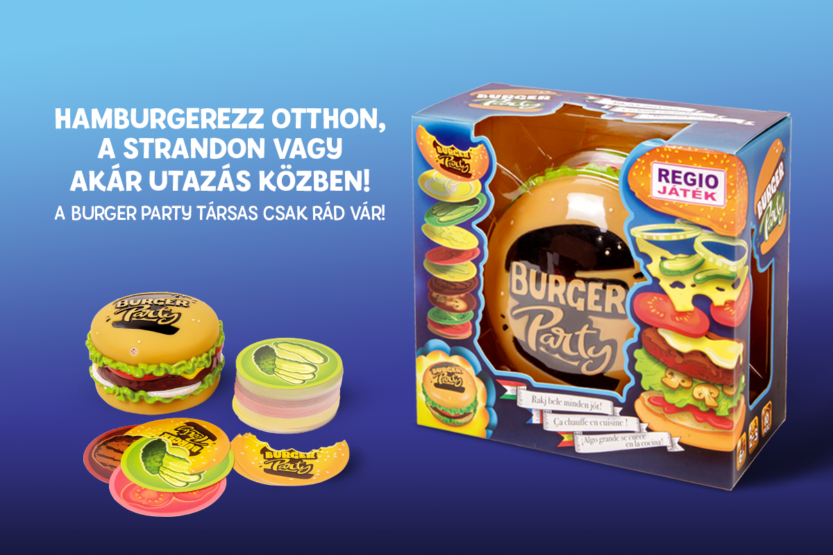ALLEE - Burger Party a REGIO JÁTÉK üzletben! 🤩 Praktikus... | Facebook