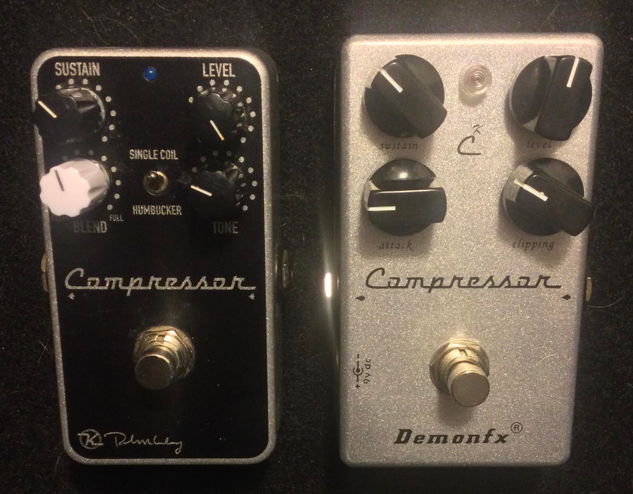 Demonfx ghast echo and ck compressor pedals