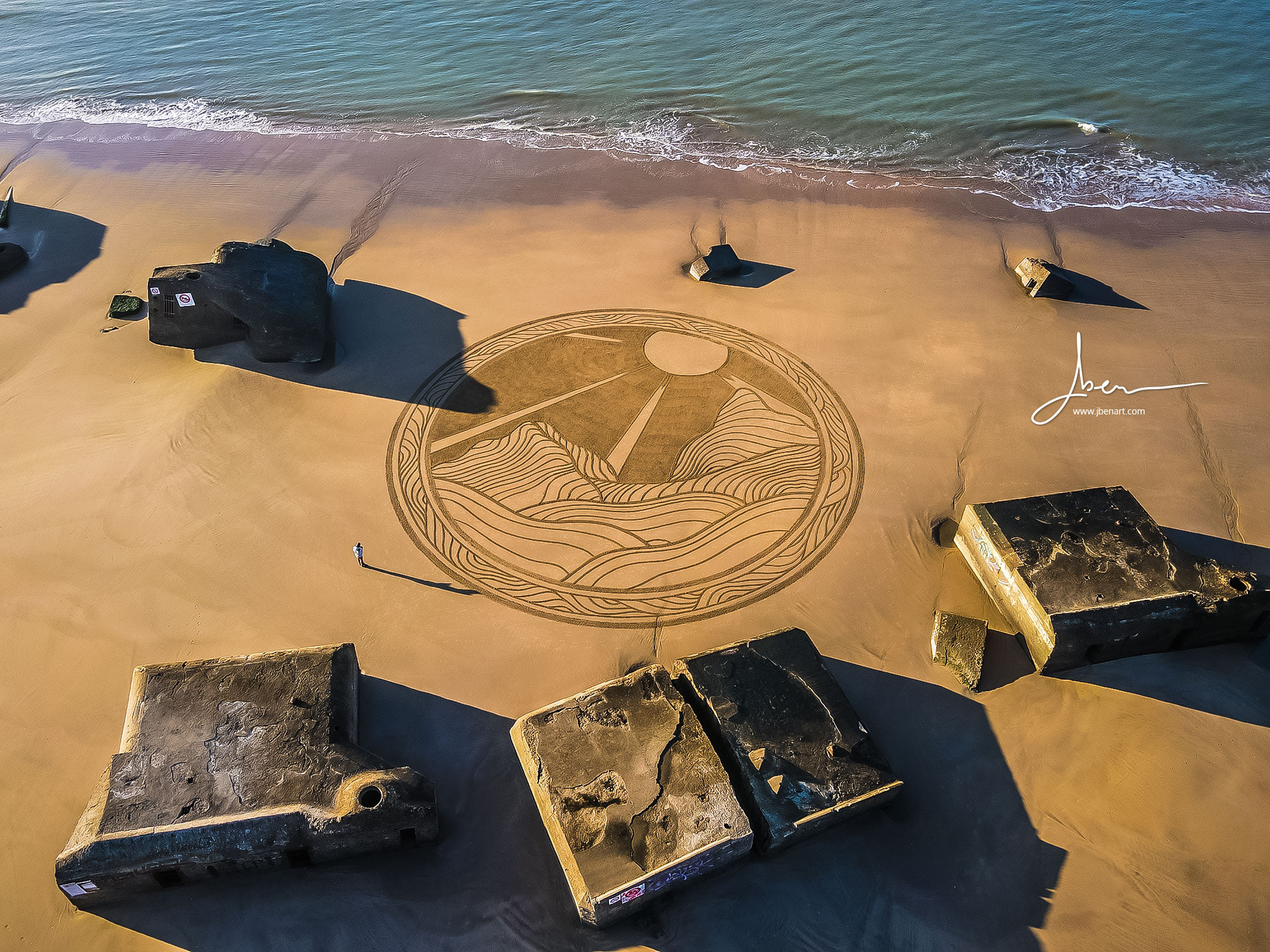 Jben beach art - Un projet réalisé en décembre dernier sur... | Facebook