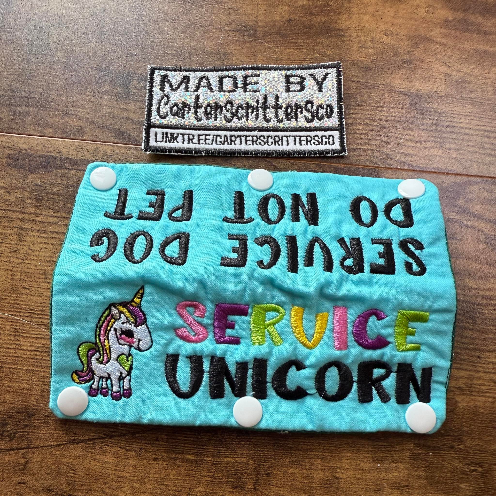service dog gear and questions | Patch tabs and leash wraps made by ...