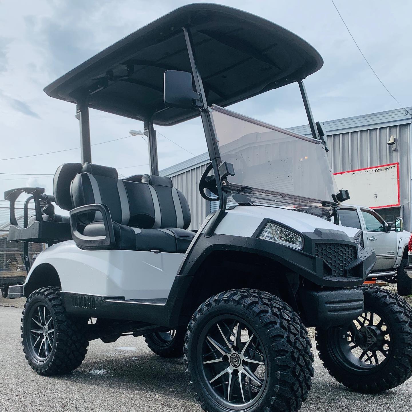 The new axis wheels wrapped in the... - Golf Cart Connection