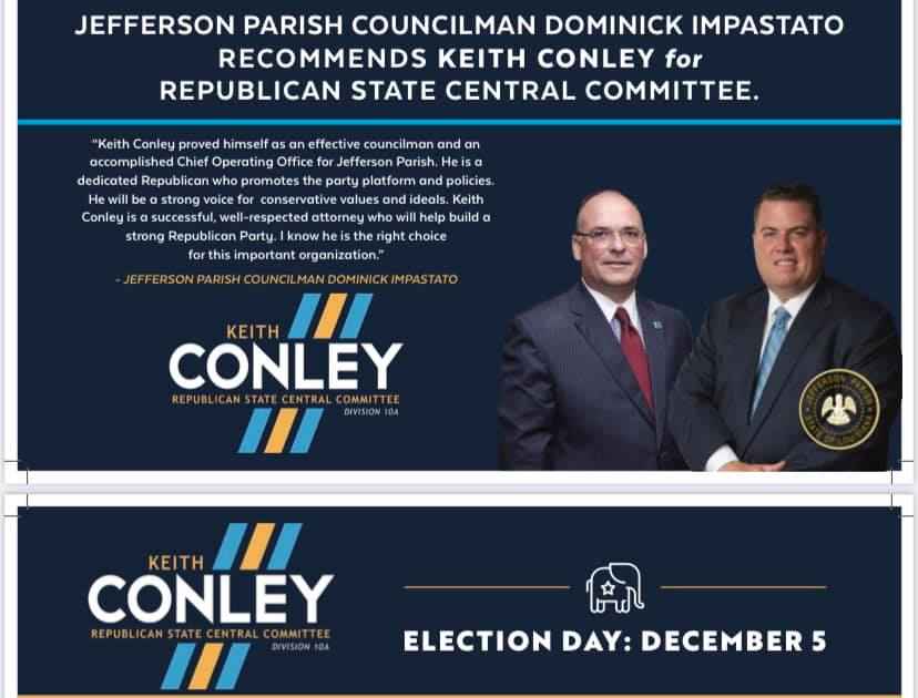 Keith Conley for Republican State Central Committee