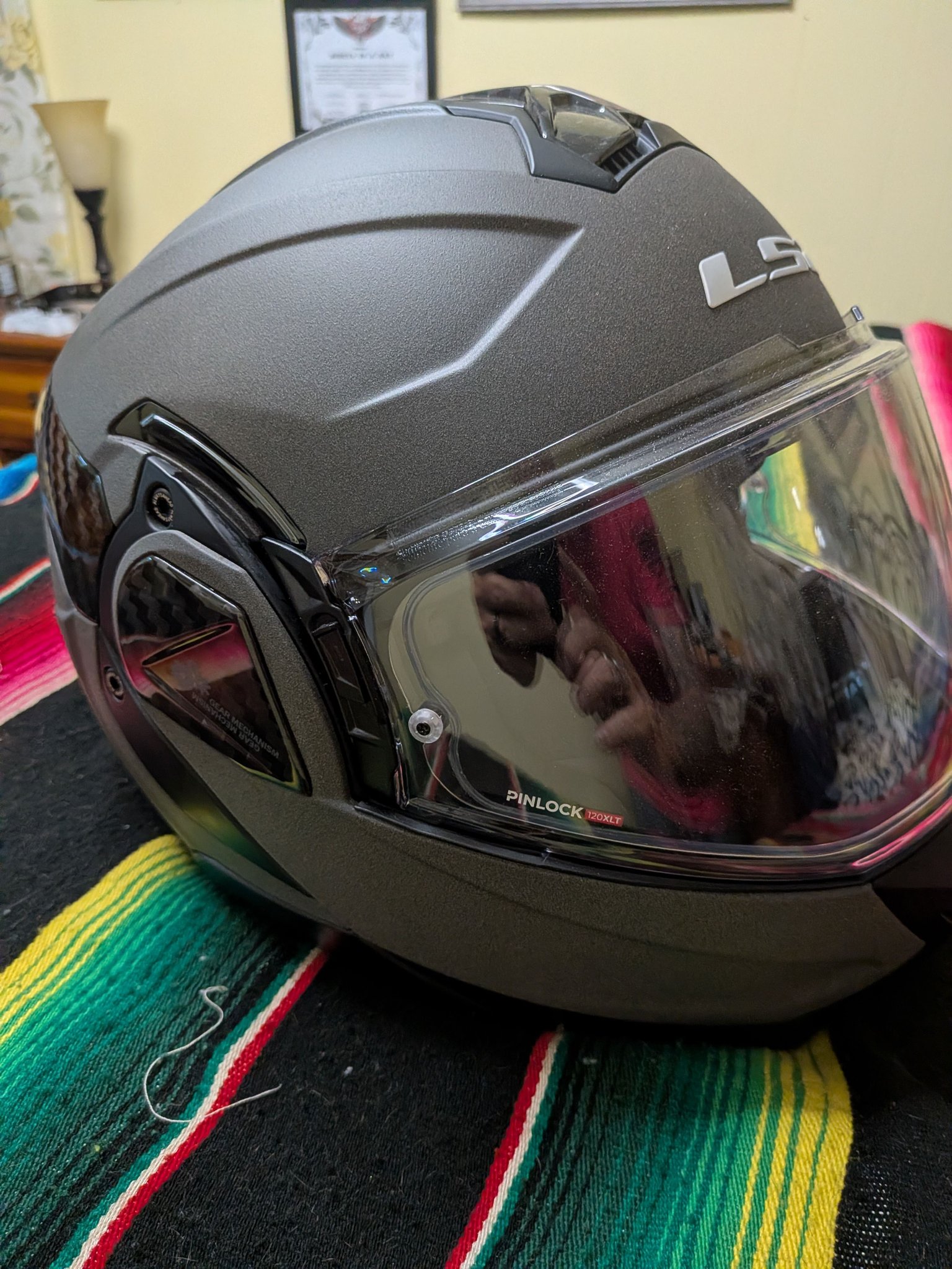 black and pink motorcycle helmet Full Face - Black, Flower Double D Style Helmet Model:TSBARII3000 Trunkfish (Buffalofish) - Lactophrys collection:sleek-solids