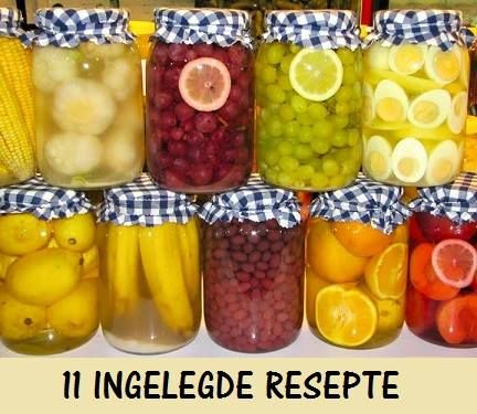 11 INGELEGDE RESEPTE... - Flippen Lekker Braai Resepte Boeke. | Facebook