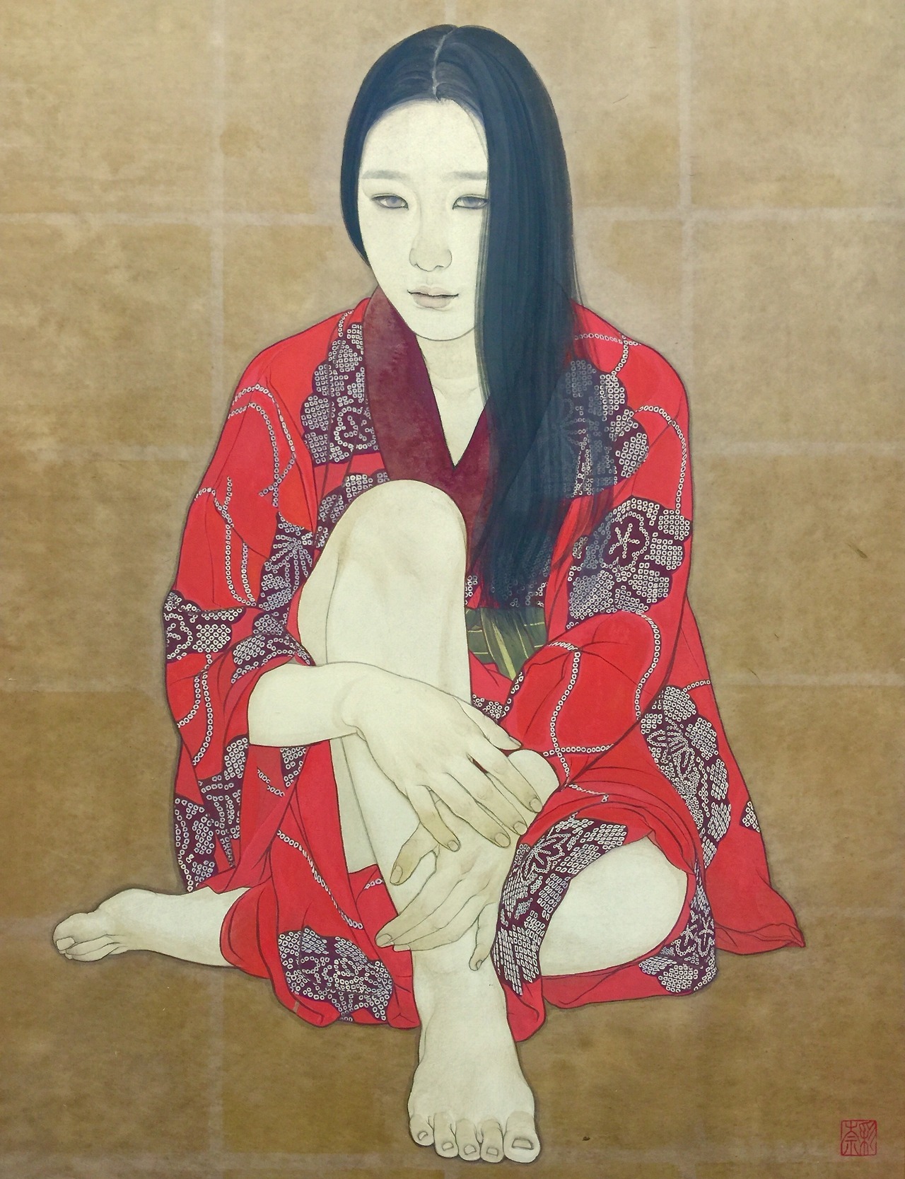 Dusk' (薄暮, Hakubo), 2017, by Otake Ayana (大竹彩奈, born 1981