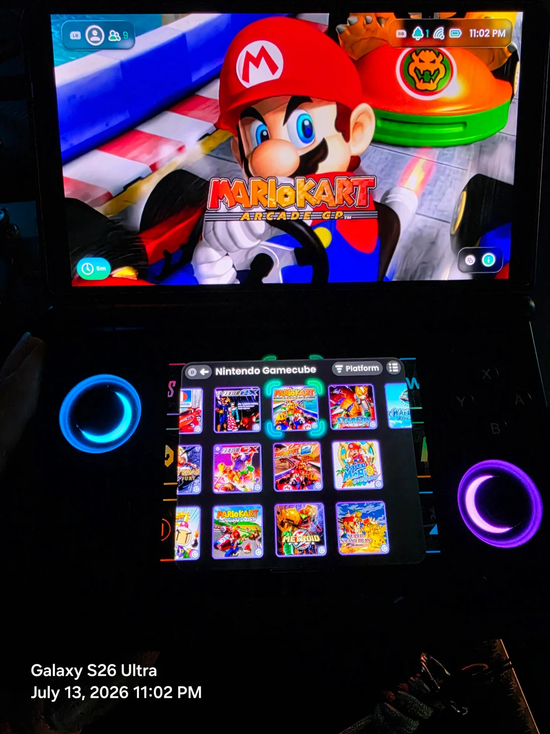 Filling up handheld with Triforce games, no need for Dave & Buster's