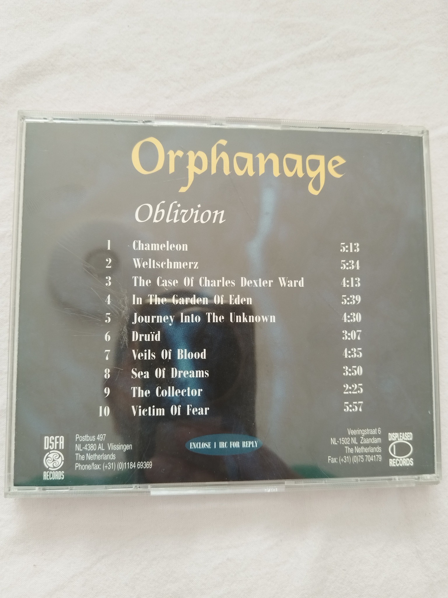 ОРИГИНАЛЕН ДИСК ORPHANAGE - OBLIVION NM 8 € DOOM METAL / DEATH METAL