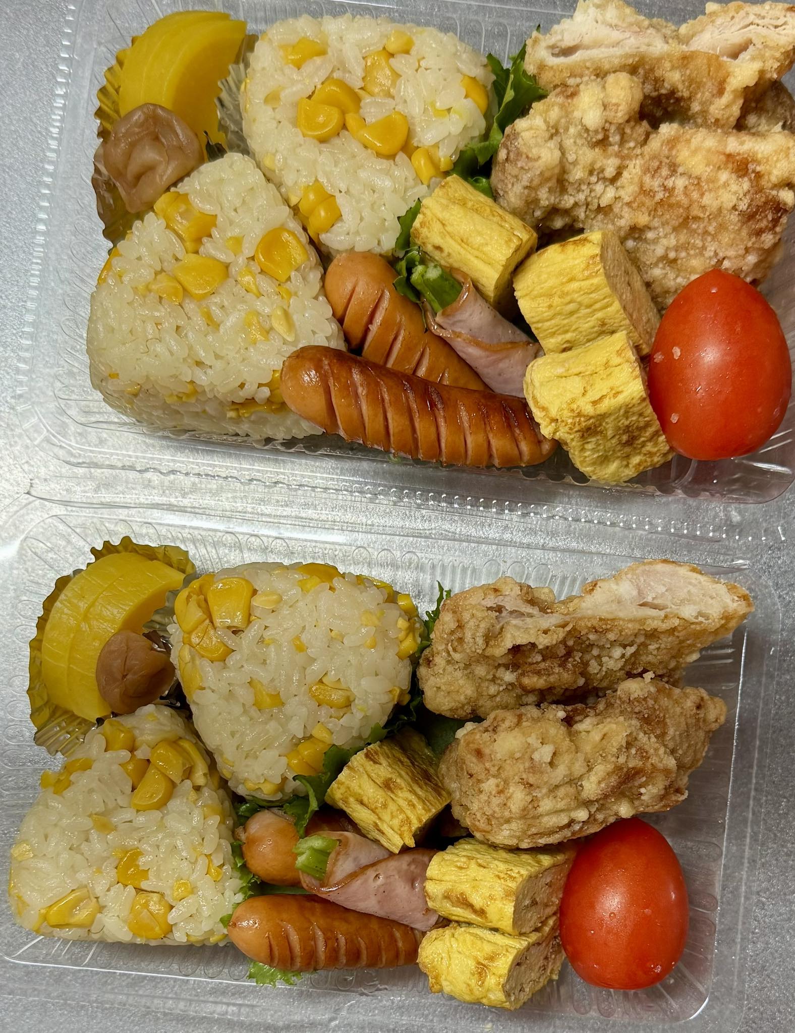 おはようございます♪ 今日の2人弁当? 台風?前に冷凍・冷蔵庫の整理 