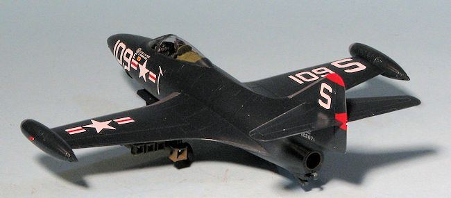 HobbyBoss 1/72 F9F-2 Panther model of VF-61 Jolly Rogers