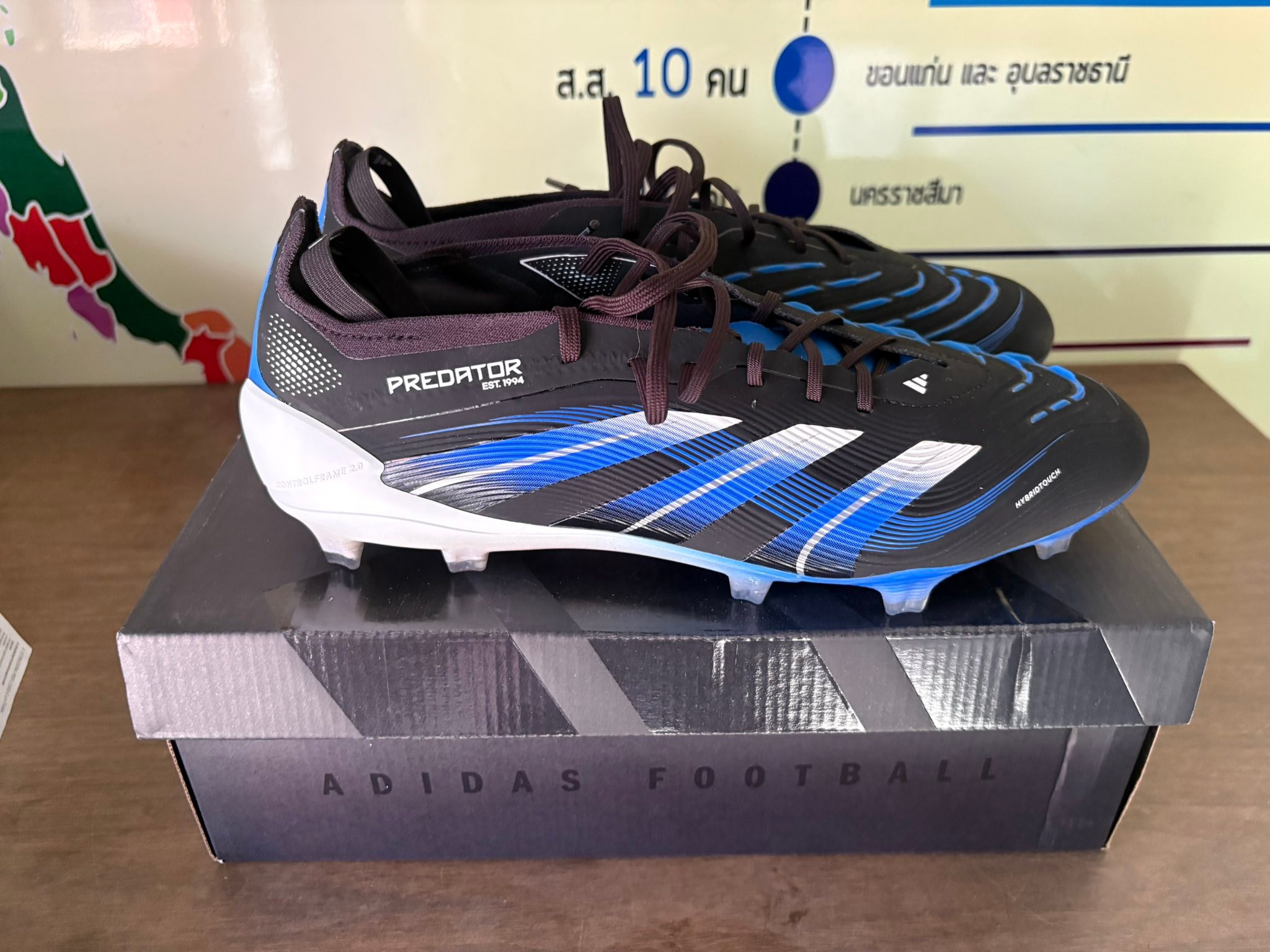 ขออนุญาตปล่อยของ 1.PREDATOR ELITE FT FG JB (ดำทอง) SIZE : 9.5 us 9 