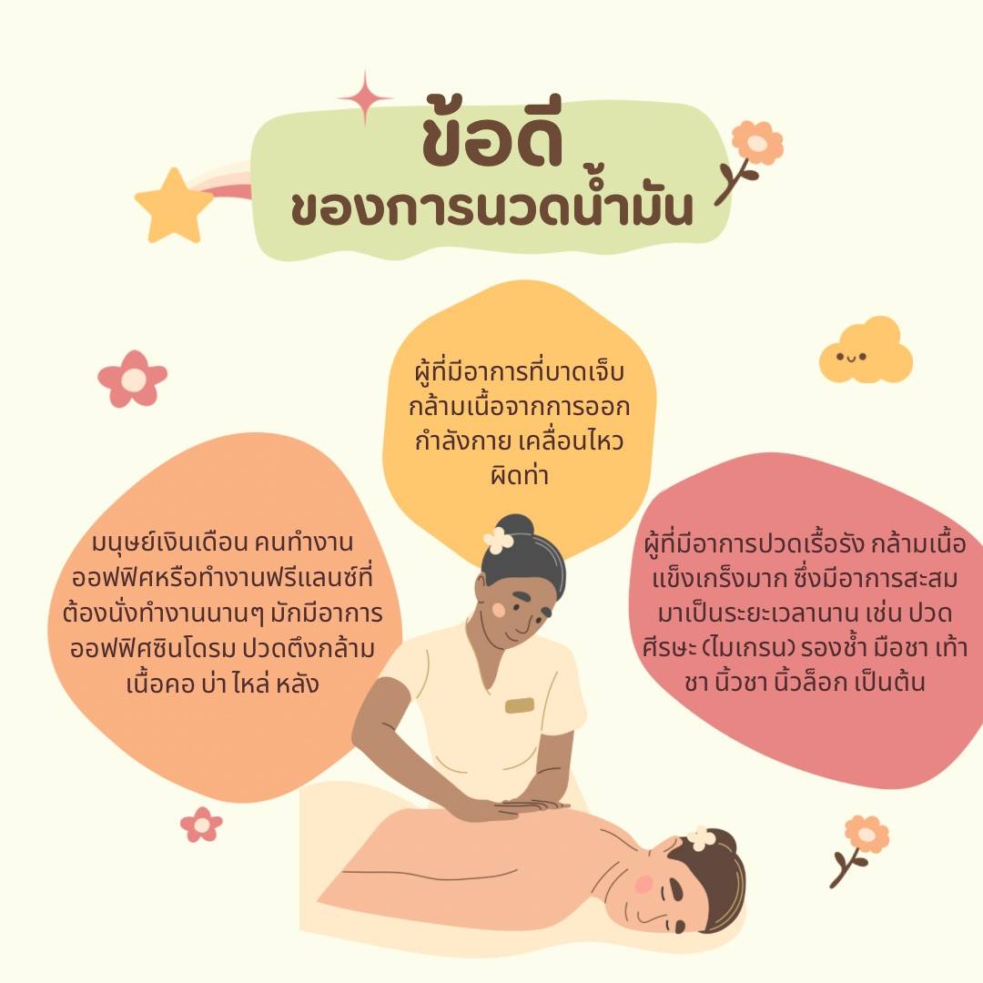 RAK Ranong - ข้อดีของการนวดน้ำมัน...