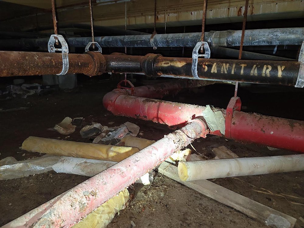 Extremely rusted sprinkler pipes... - Total Fire Protection | Facebook