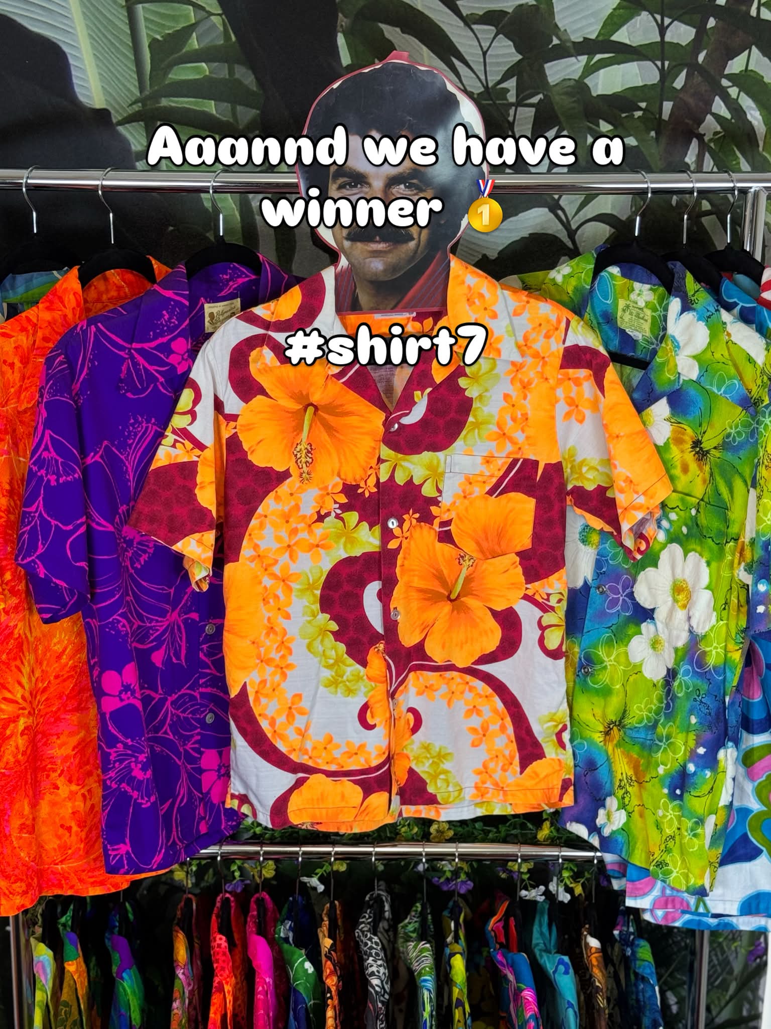 Vintage Aloha Shirt #7 by Hukilau Fashions Wins