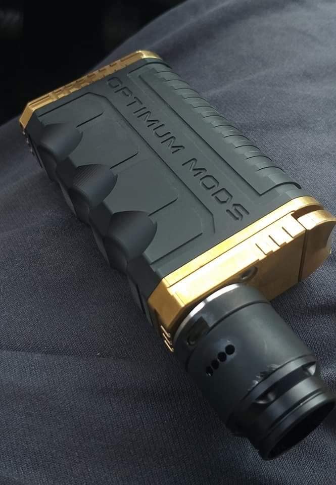 MANKIND” by OPTIMUM MODS. Specs -Delrin Body -Dual 18650 parallel 