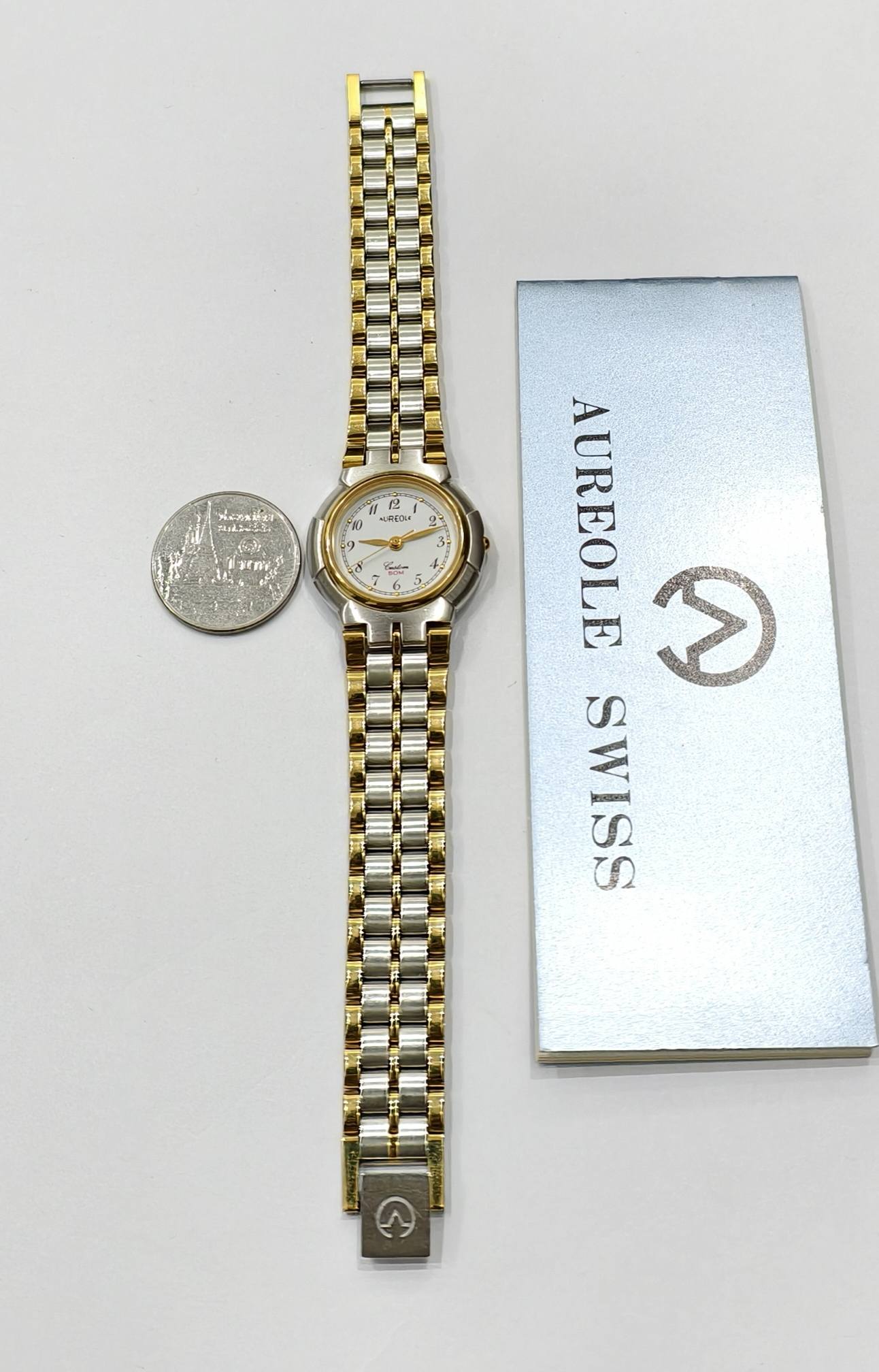 JP217 นาฬิกาข้อมือผู้หญิง แบรนด์ AUREOLE swiss mov