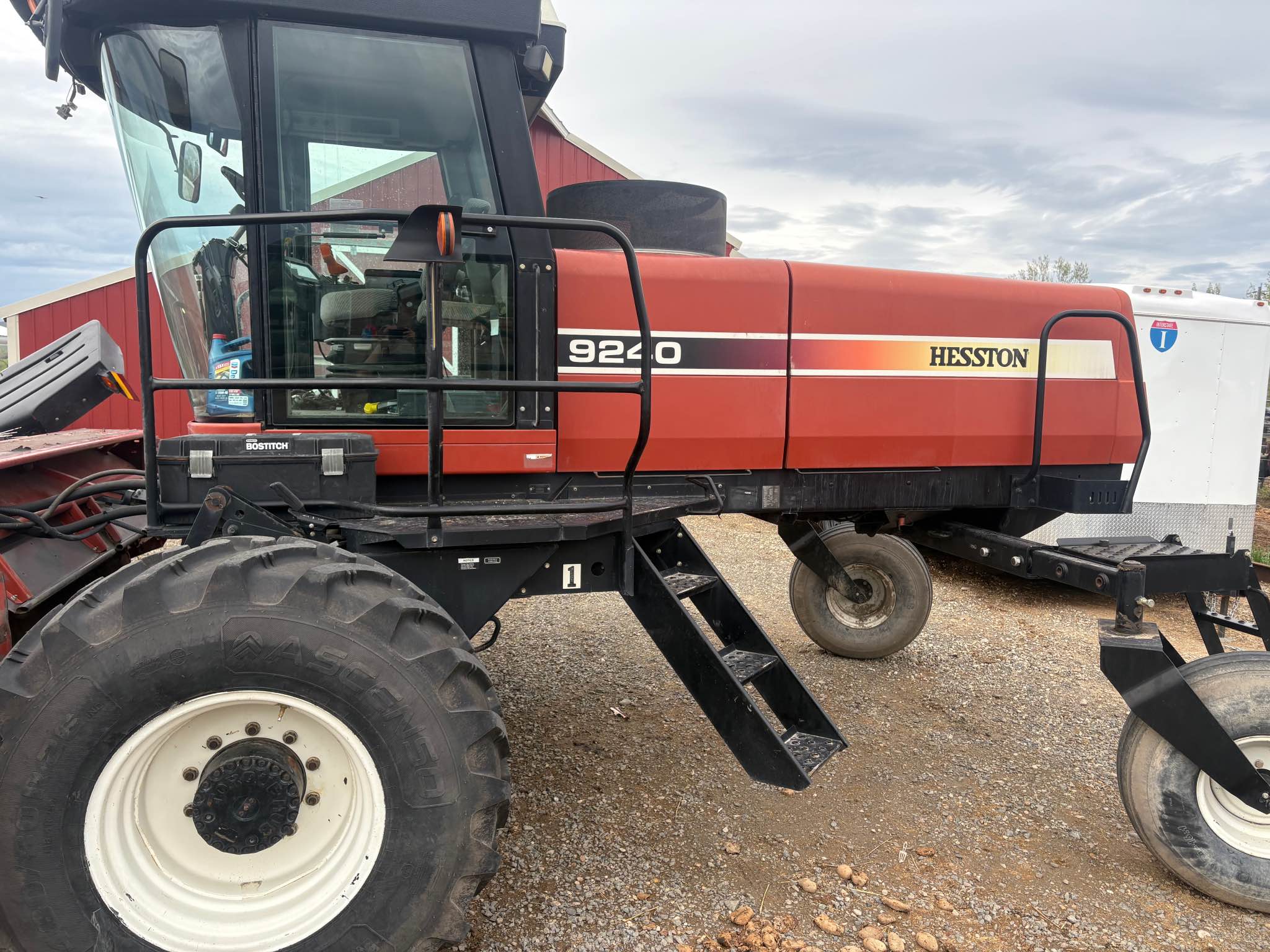 HESSTON 9240 windrower - Boats - Weiser, Idaho | Facebook Marketplace ...