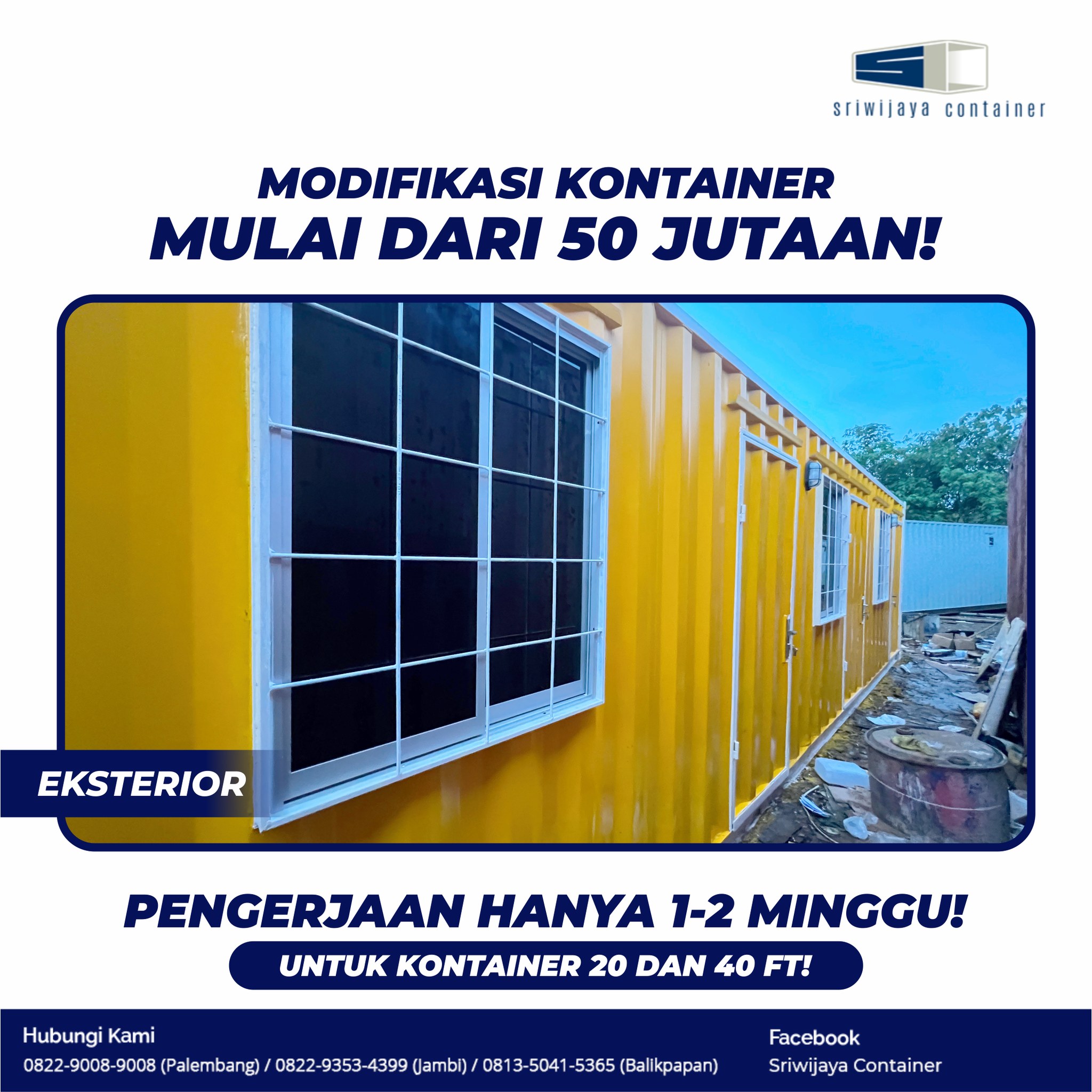 Modifikasi Container mulai dari 50... - Sriwijaya Container