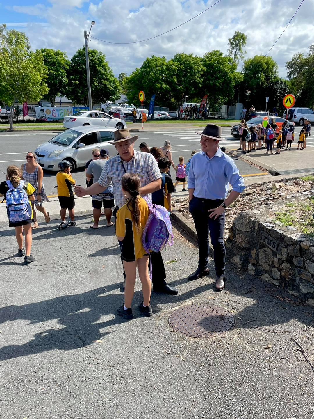 Sam O'Connor MP - On the Labrador State School gate this...