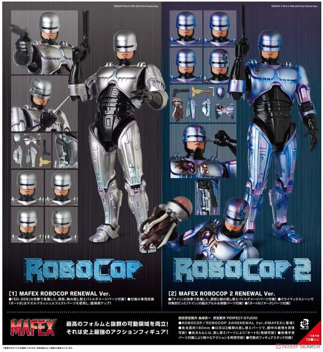 What do you think about Mafex Robocop 1 & 2 Renewal version?🤔🤔