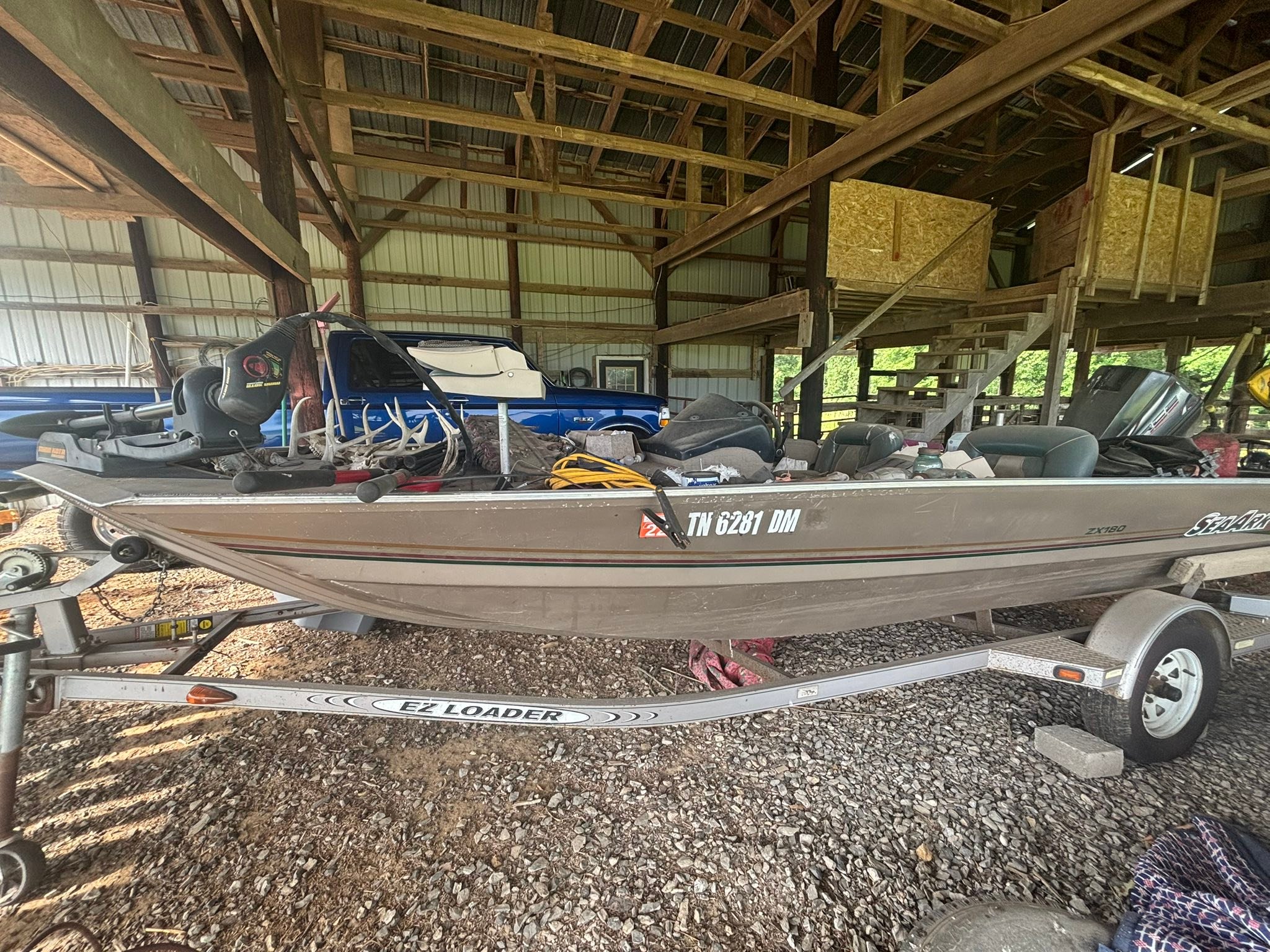 Sea Ark ZX180 boat for sale, 18ft long and 90hp