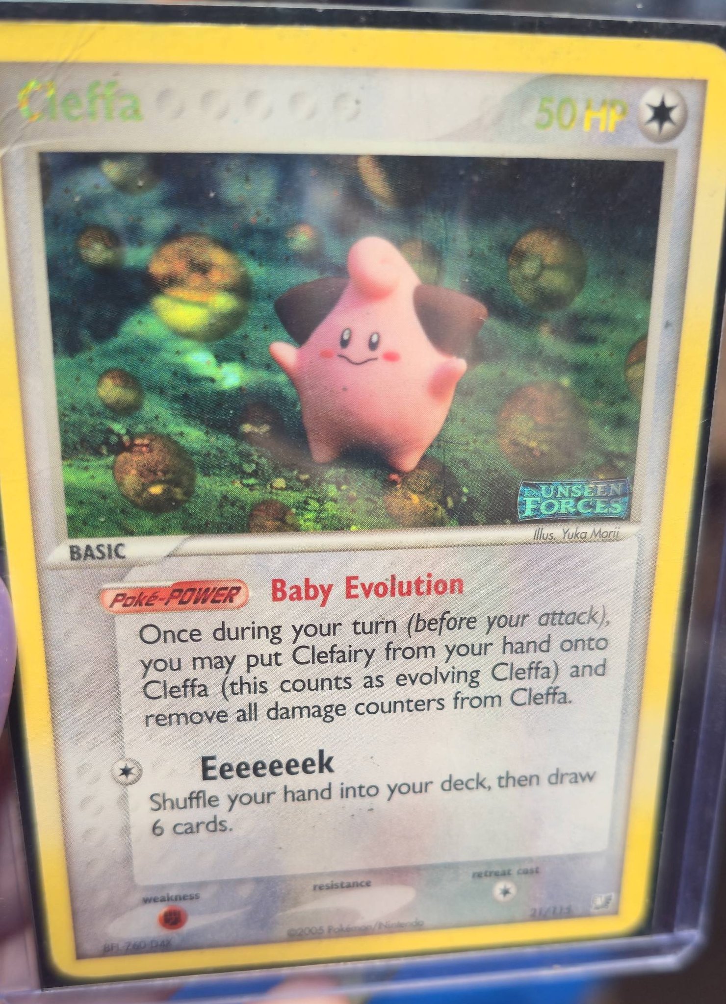 cleffa pokemon card POKÉMON GAME sv3 113/108 AR Fairy Ability Excitable Draw Once during your turn (before your attack) 🌠 Cleffa AR hitting harder