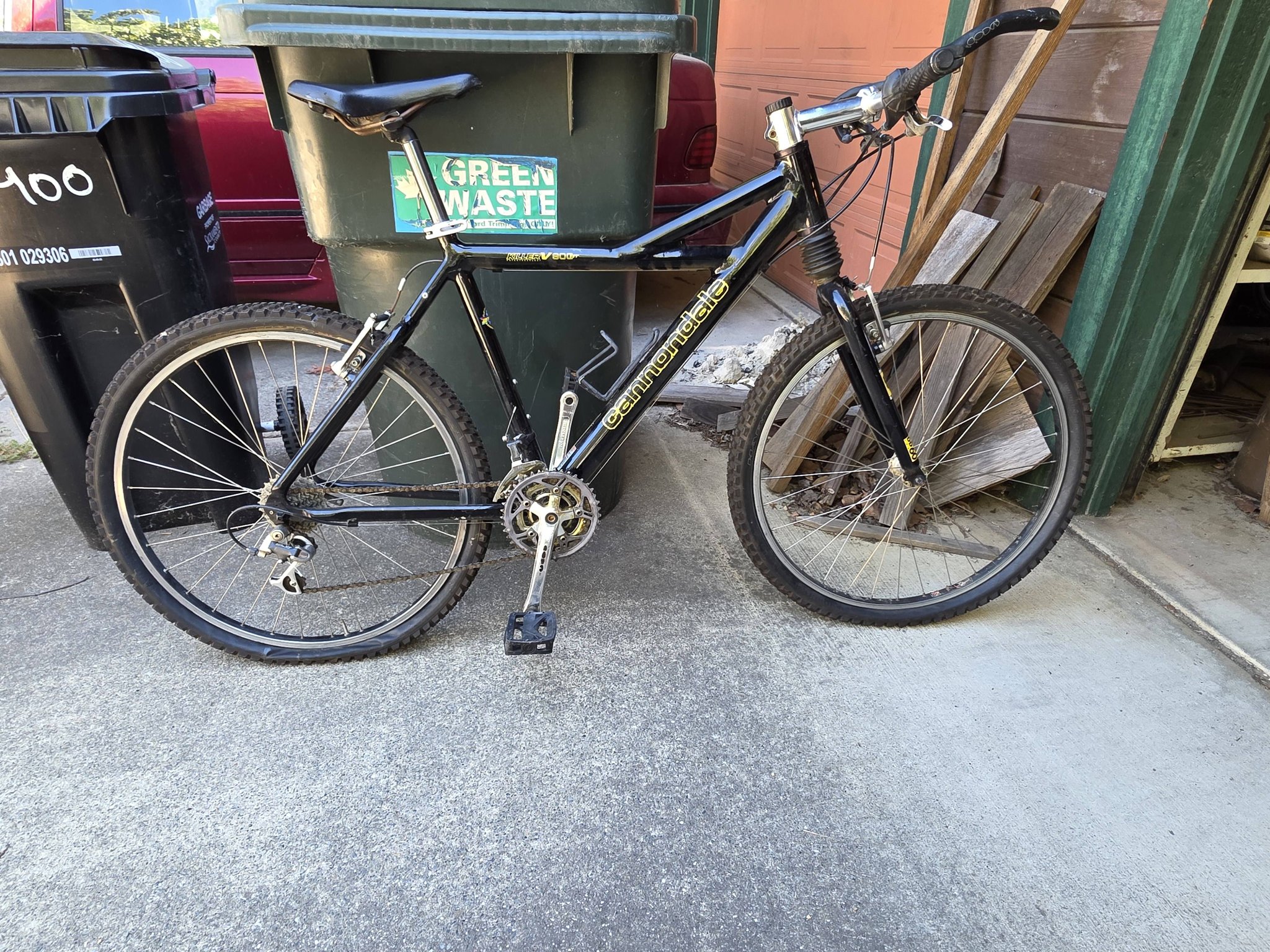 Converting 1998 Cannondale Killer V 700 into urban bike