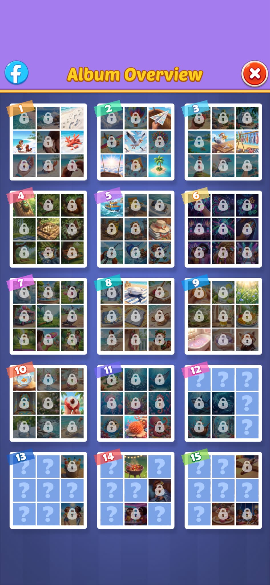 Trade for 5 stars cards f Album Overview x موم ርሽን Ve LR 10 12