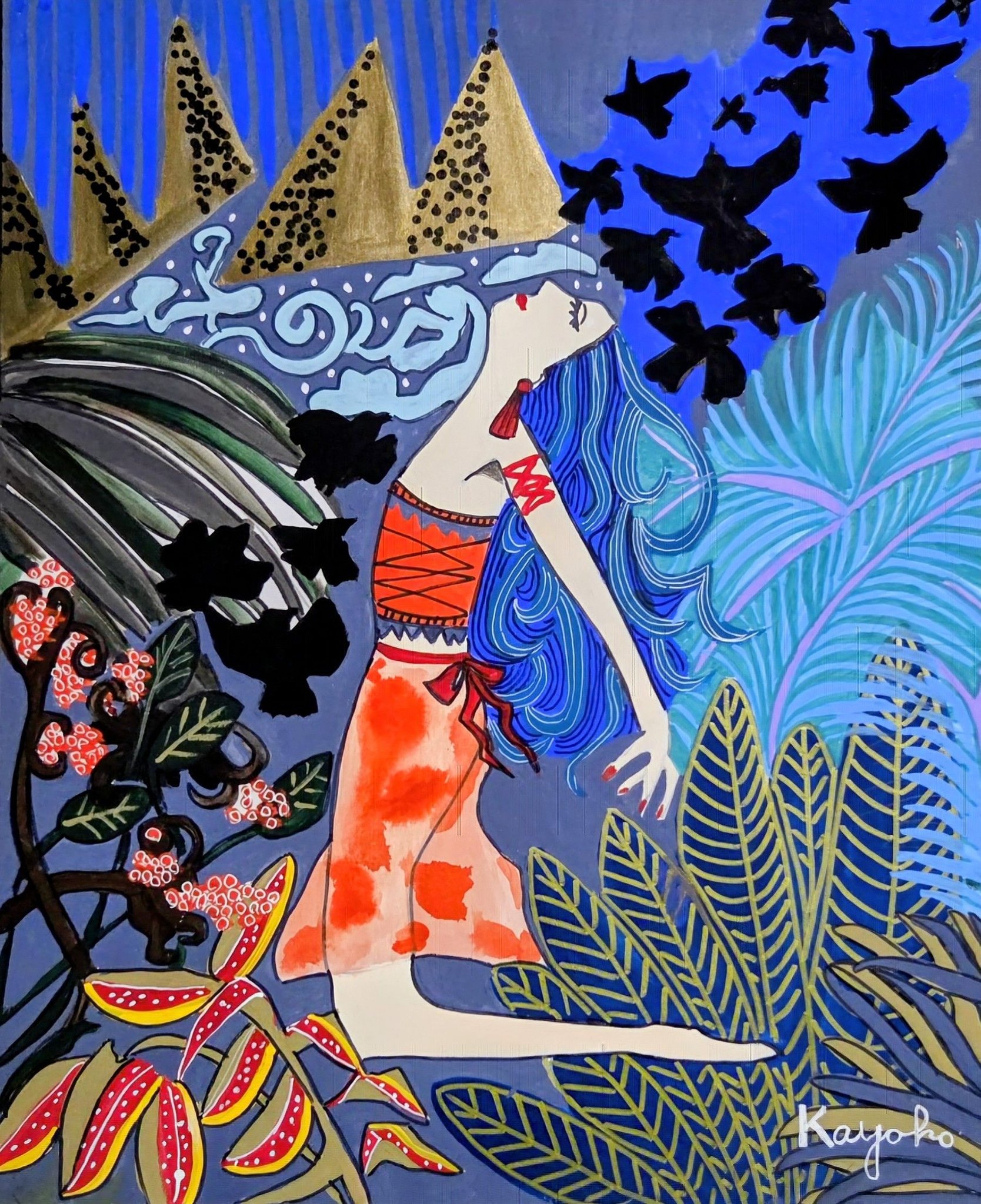 油絵 小林昌 紫陽花 油絵 小林昌 紫陽花 油絵 小林昌 紫陽花 油絵 小林