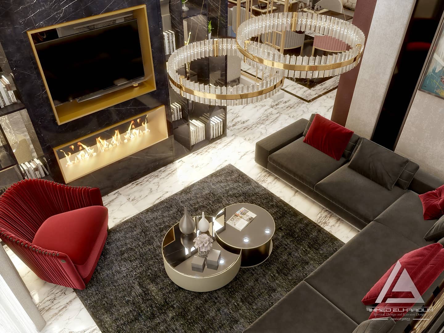 New Design Modern Living Room... - Ahmed Elharoun Designs