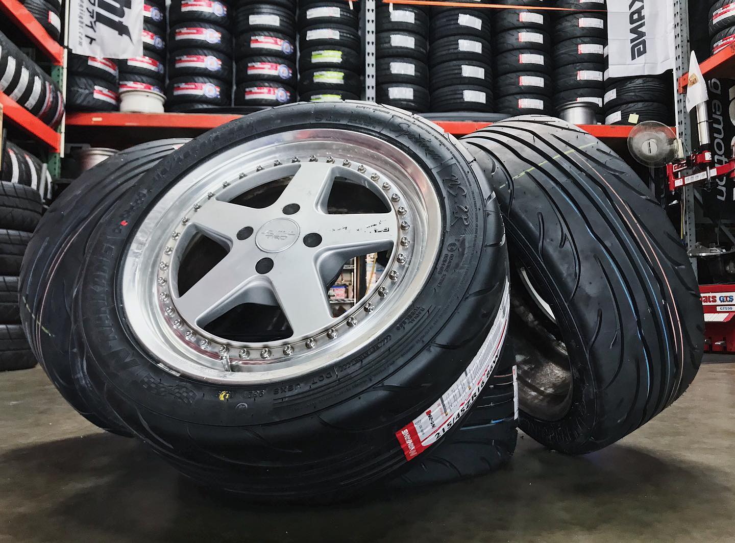 R Compound - 215/45/16 Nankang NS-2R tires on 16” TRD Sport wheels 