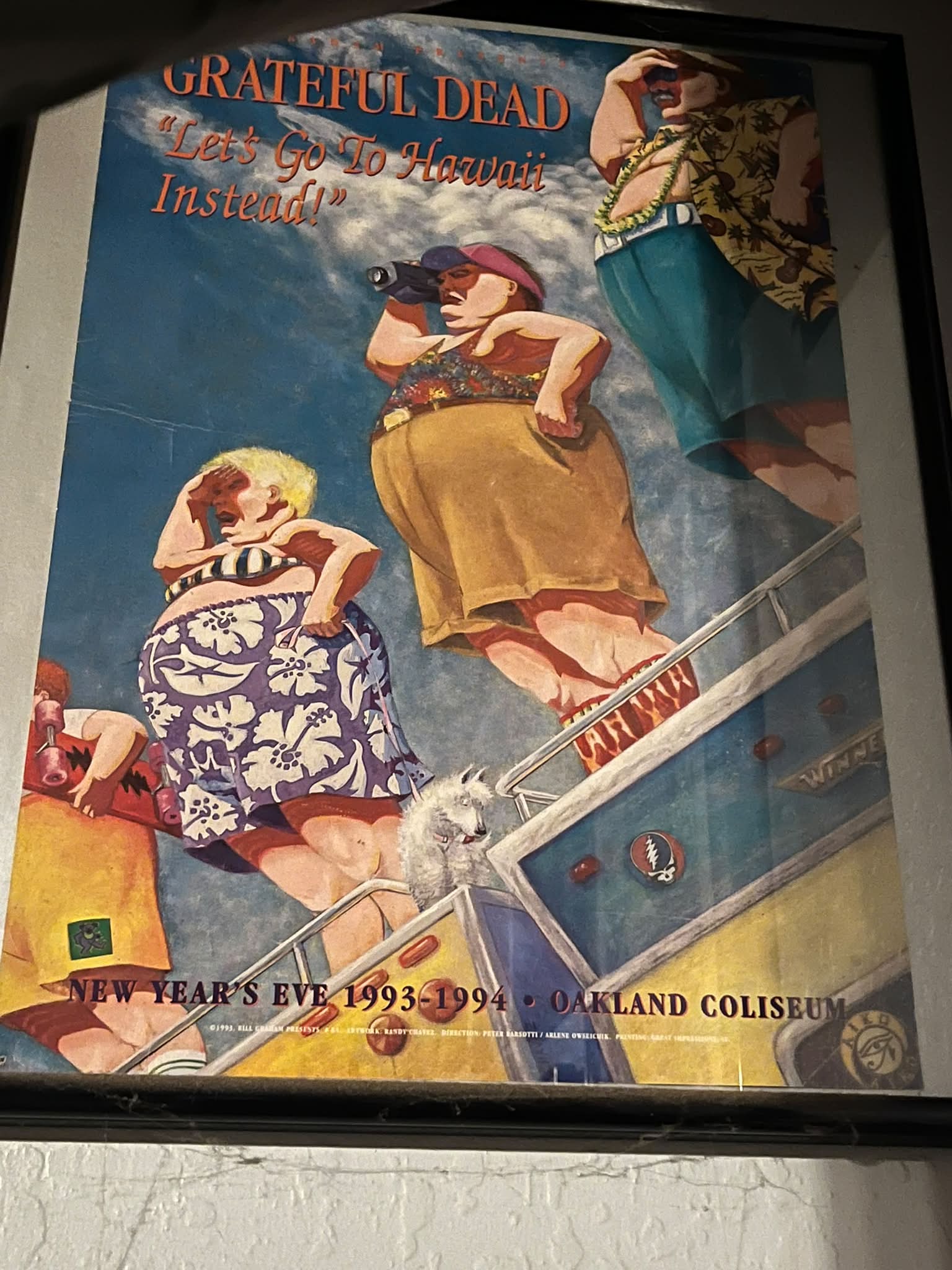 Grateful Dead Hawaii tour poster