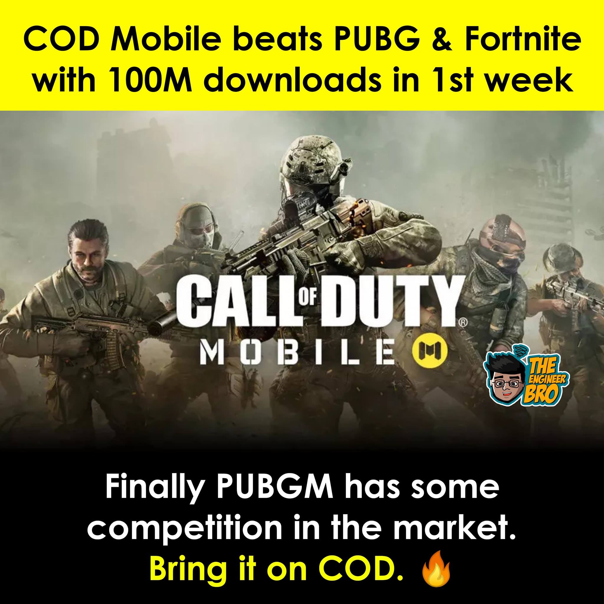 COD Mobile breaks record 🔥 - The Engineer Bro
