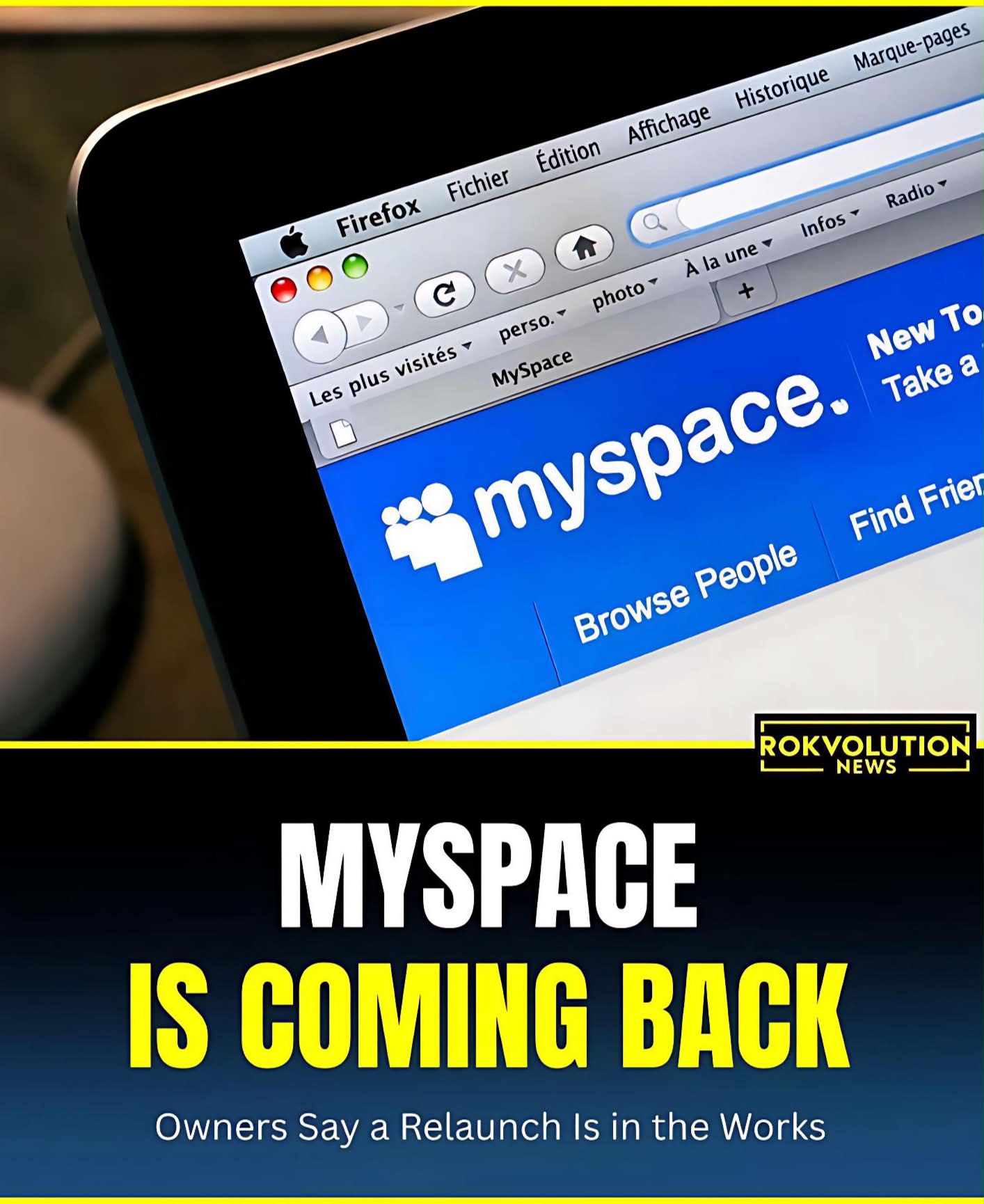 🔵 MySpace Is Coming Back! The platform's current owners have