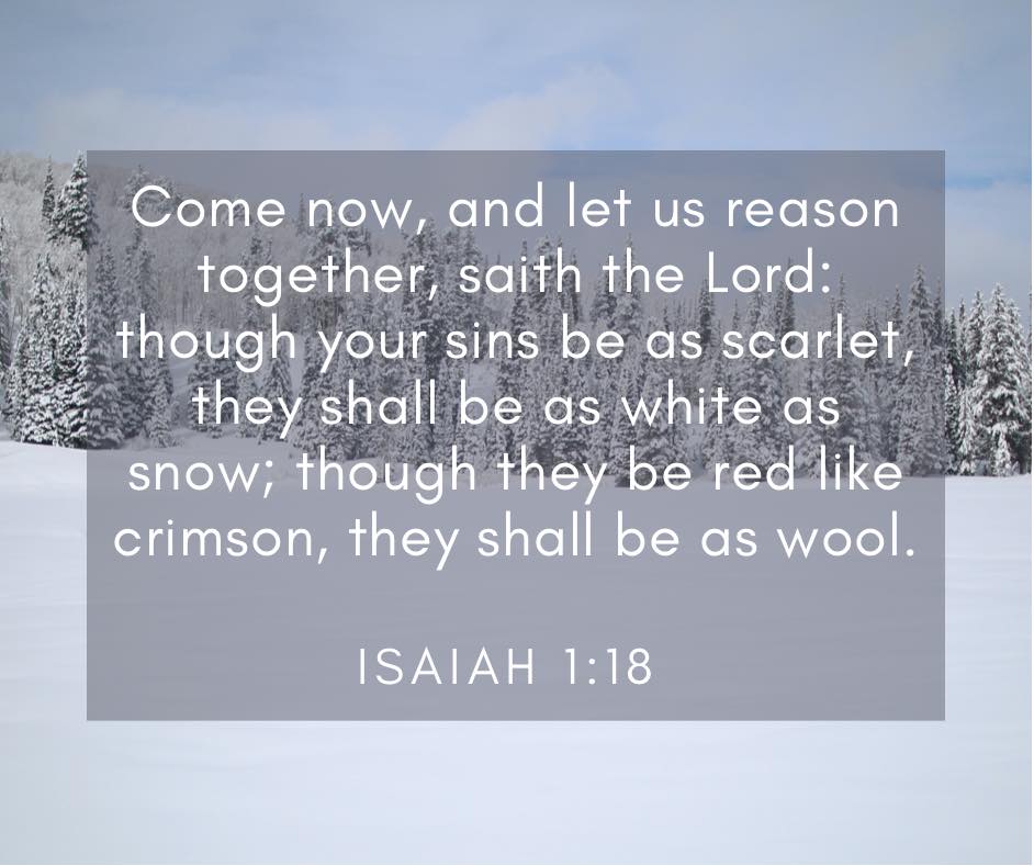 Higher Ground - Come now, and let us reason together, saith the Lord ...