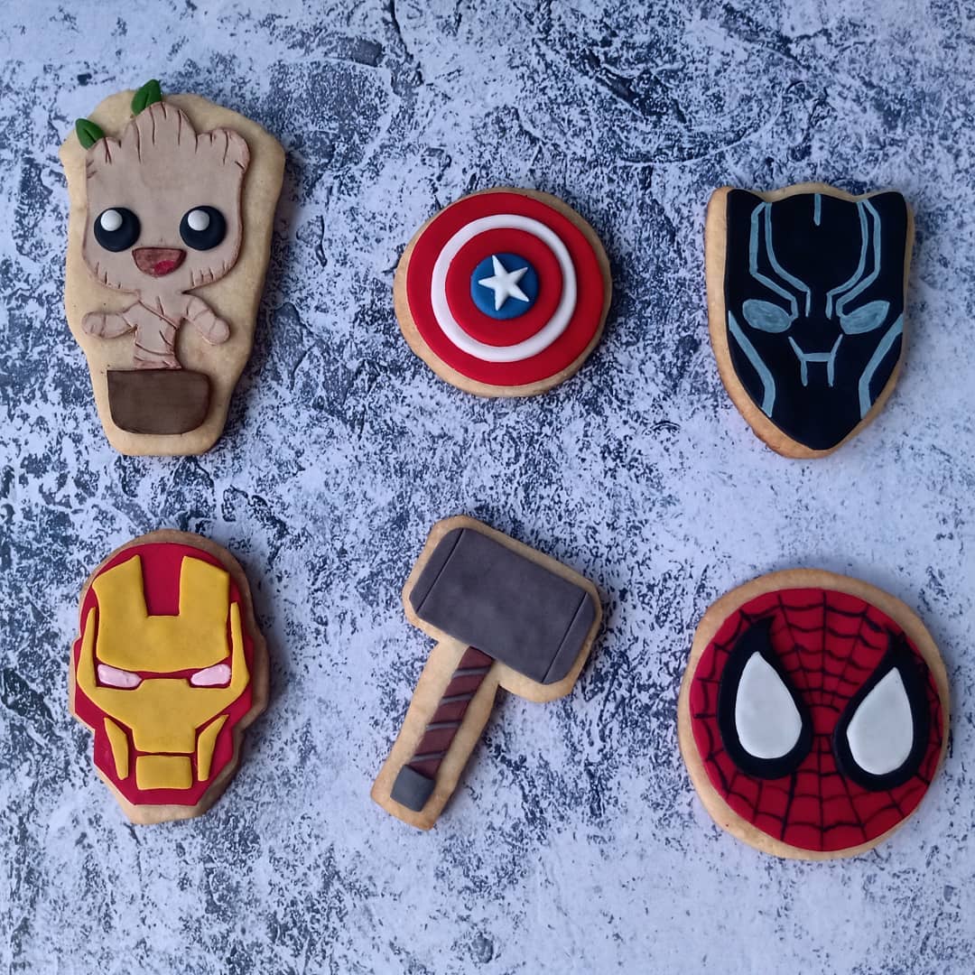 Estilo Dulce - 🙌🏼 COOKIES DECORADAS 🙌🏼 AVENGERS ⭐ Nos...