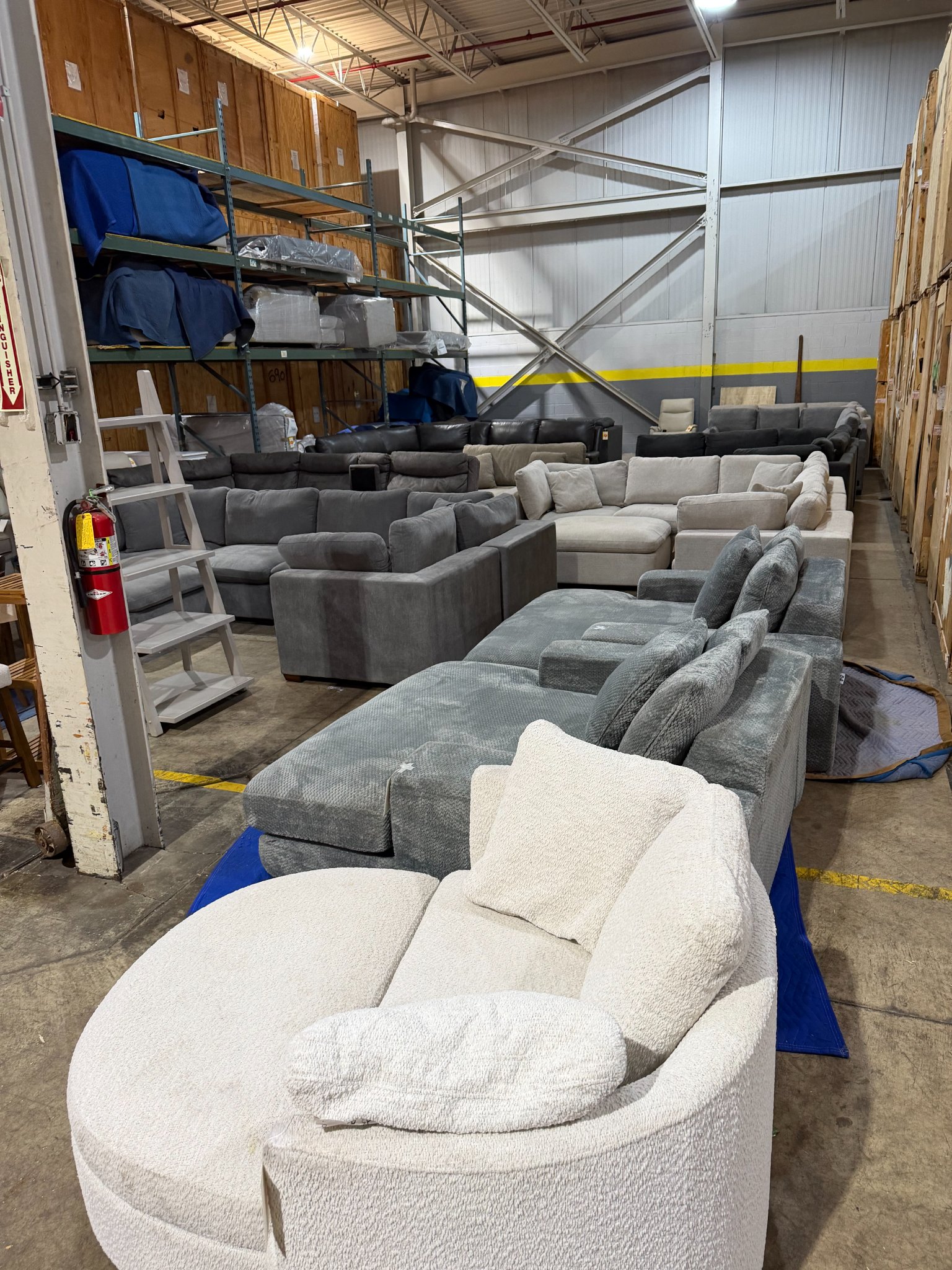 In‐Warehouse Furniture Sale – Friday, March 13th, 10 AM–3 PM - Sofas