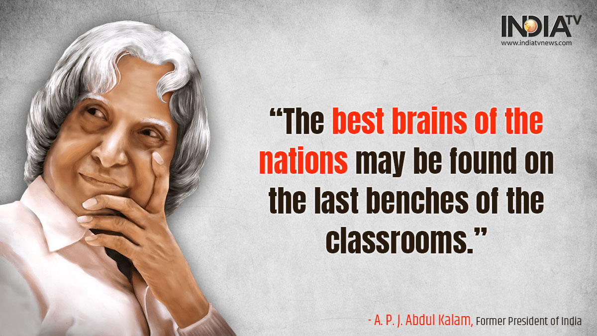 Abdul Kalam Last Bench Quotes Download FREE Dr. APJ Abdul Kalam Images