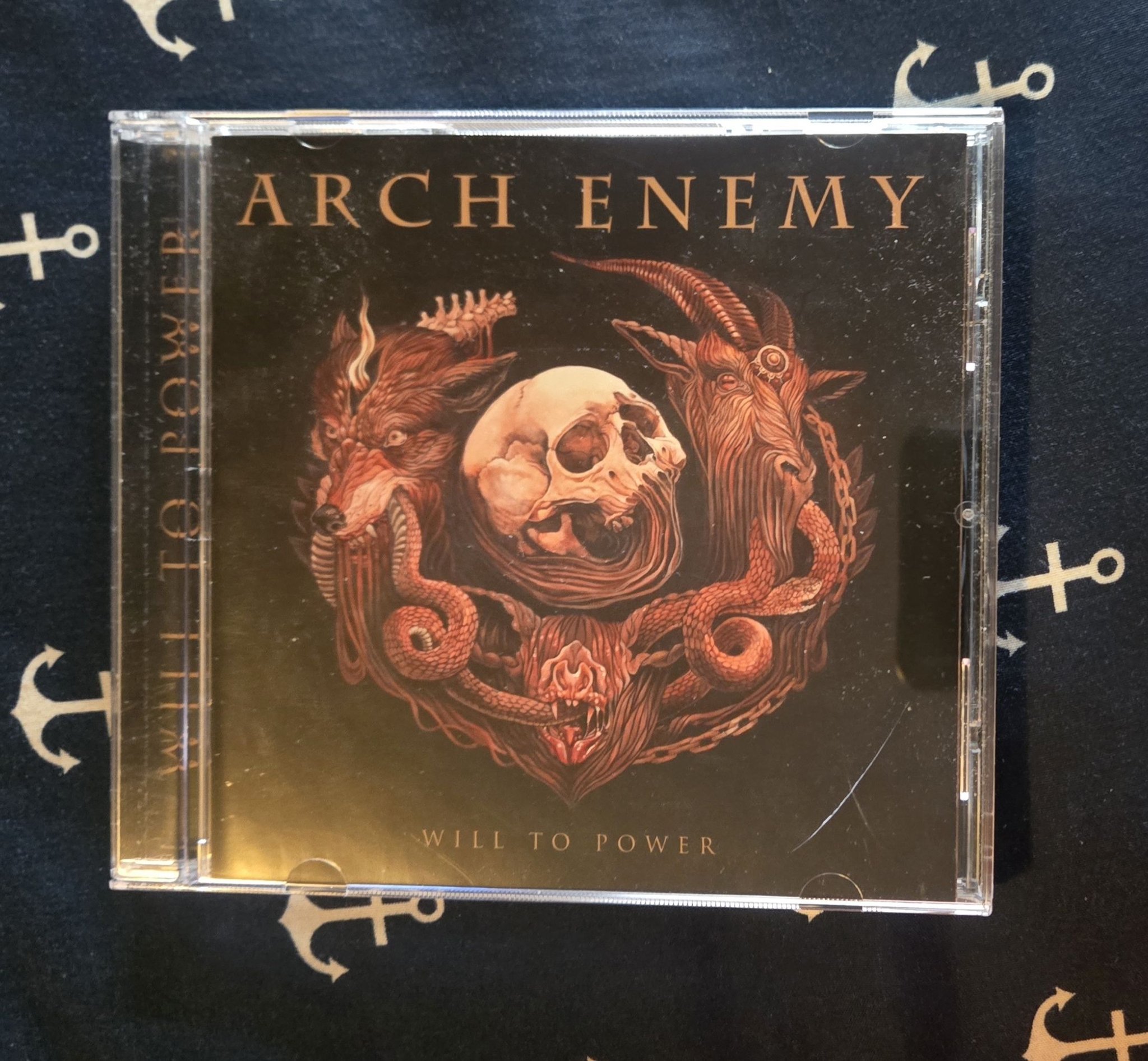 Now spinning Will To Power by Arch Enemy. Great album from Arch