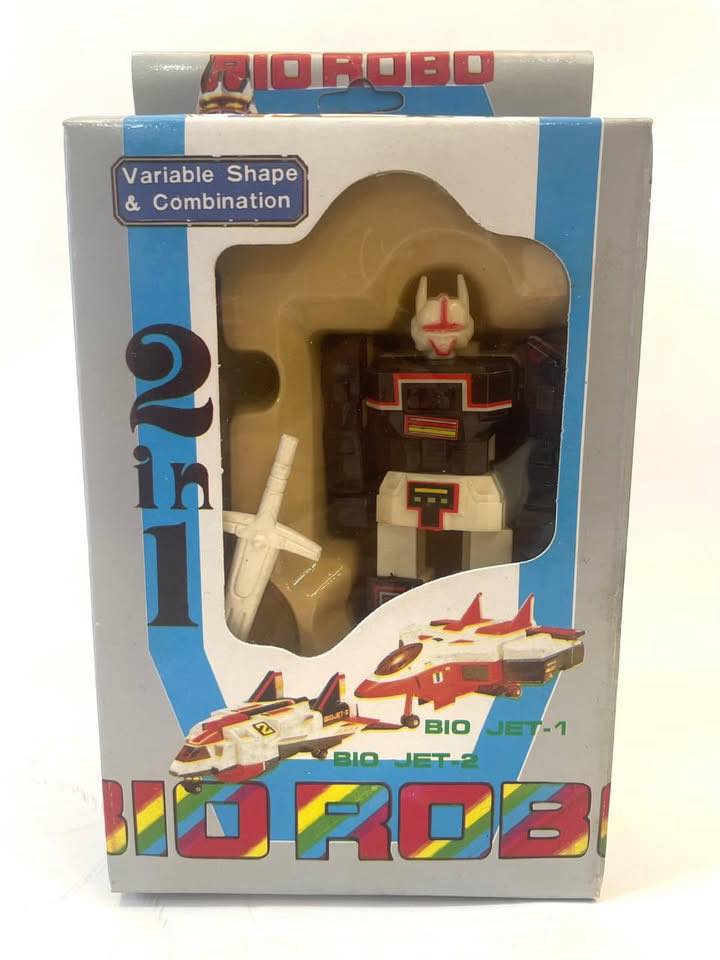 Vintage Bioman Biorobo 2-in-1 transforming toy
