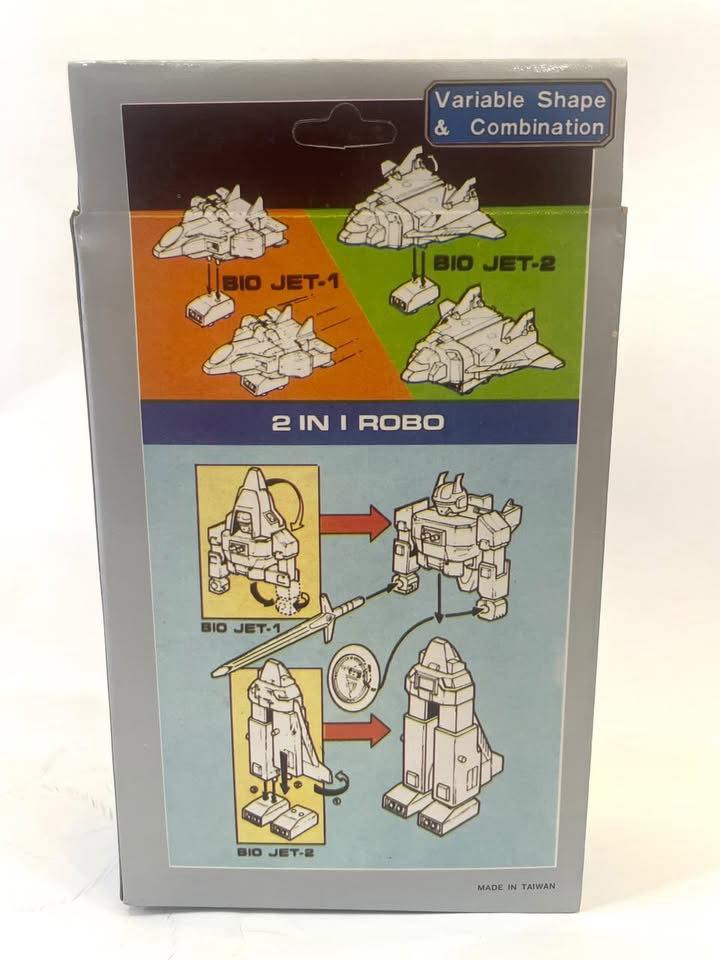 Vintage Bioman Biorobo 2-in-1 transforming toy