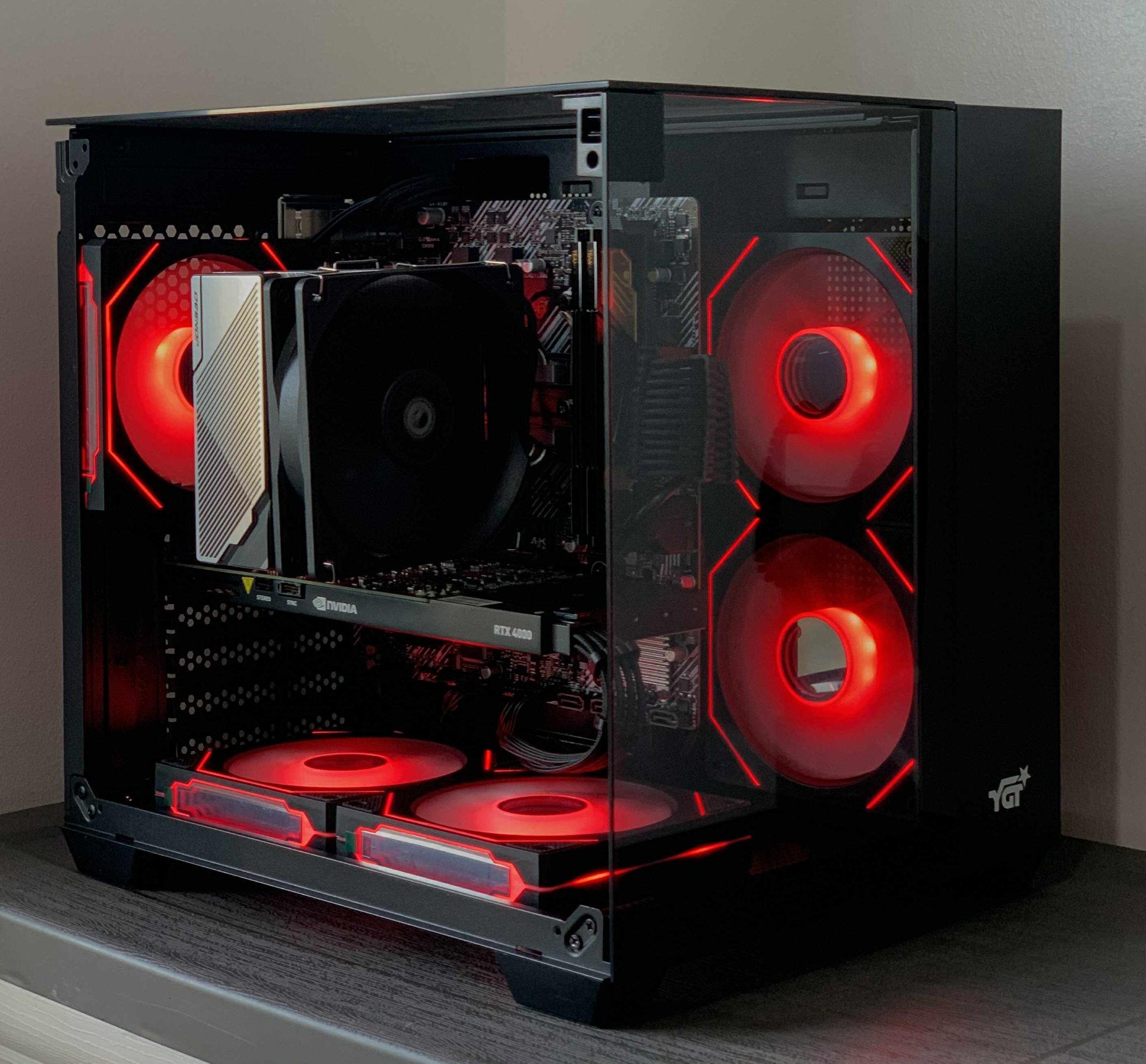 GAMING SYSTEM UNIT RYZEN 5 5500 16GB RAM DDR4 512GB SSD RTX 4000 VCARD ...
