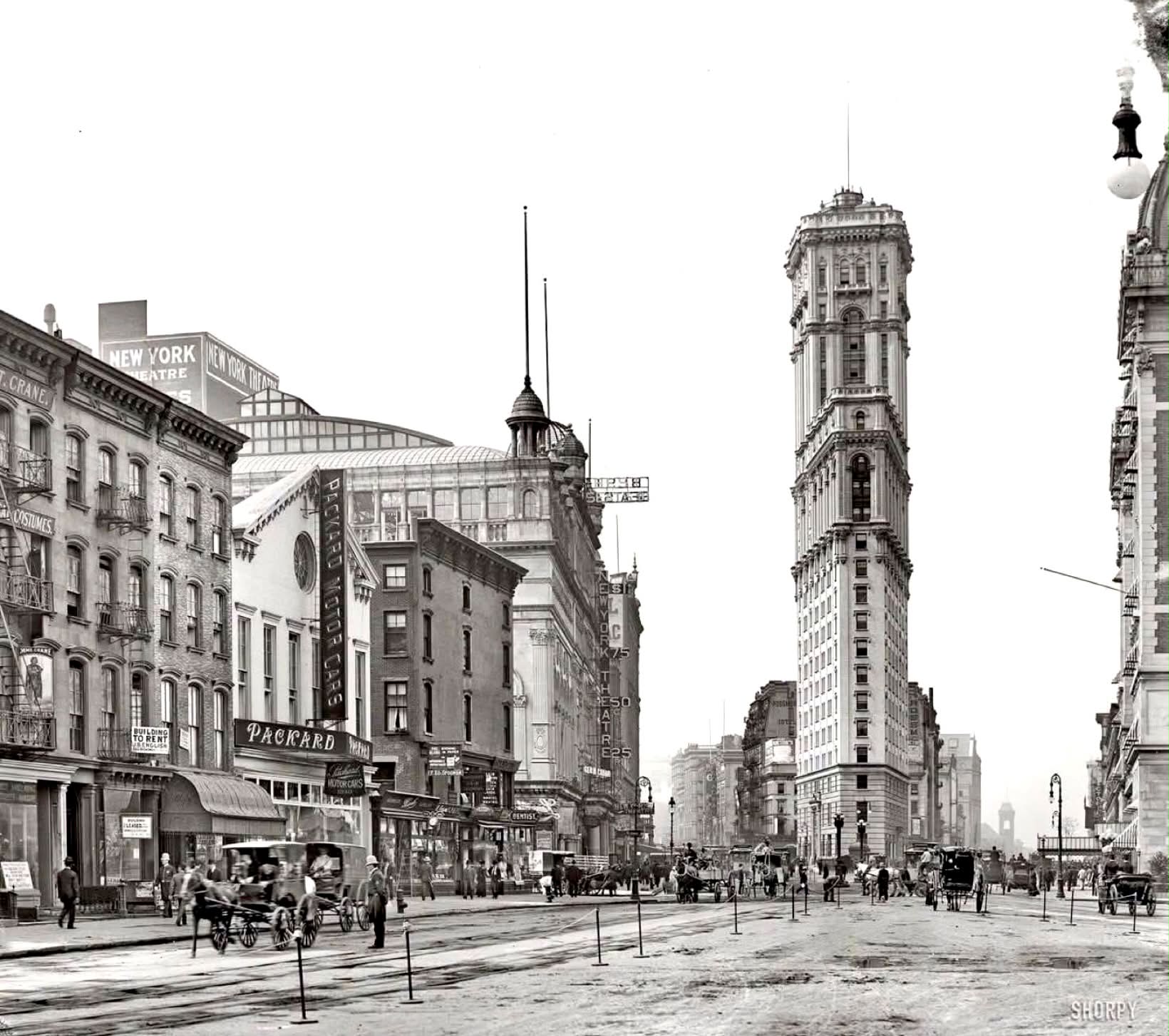 NEW YORK CITY Times Square 1904 Amazing clarity in this old