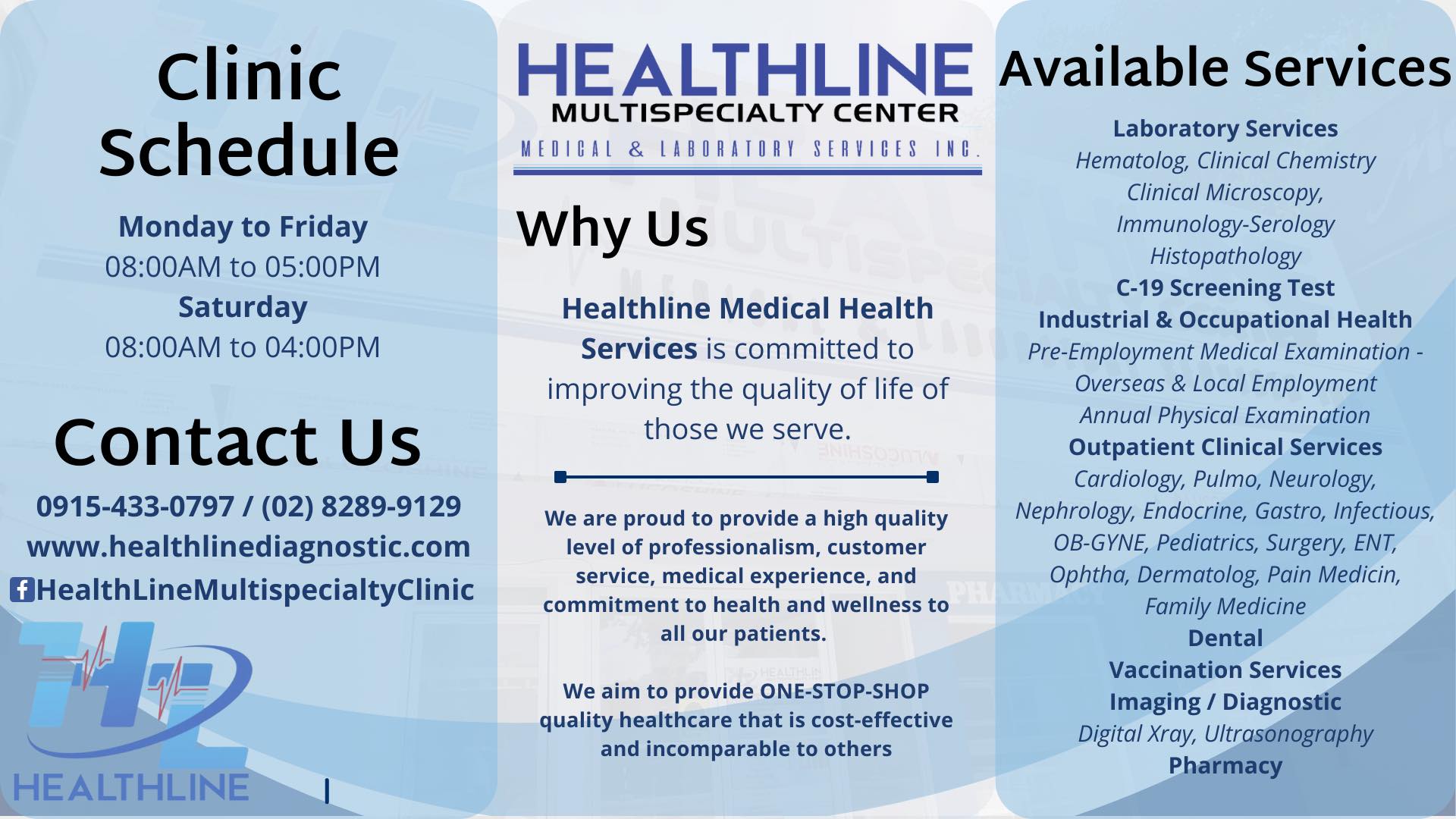 HEALTHLINE strives to... - Healthline Medical Health Services | Facebook