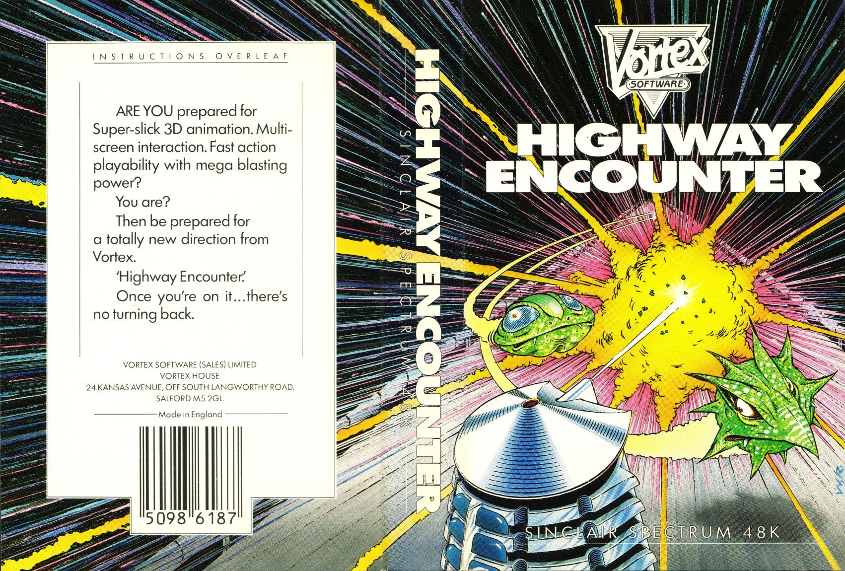 Rediscovering ZX Spectrum game Highway Encounter
