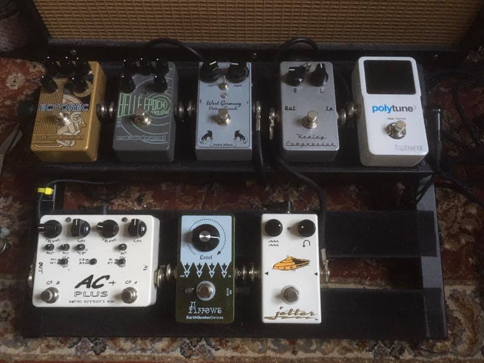 What are experiences with Earthquaker Devices Arrows paired with BD2?
