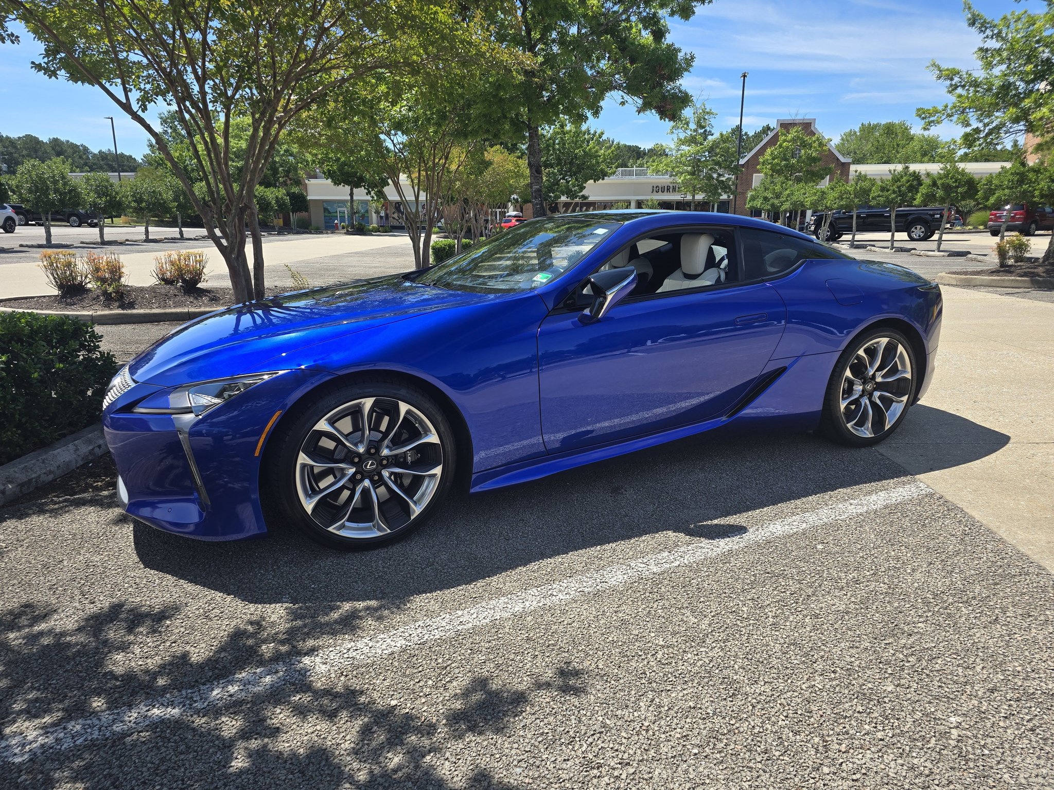 Lexus LC 500 in structural blue