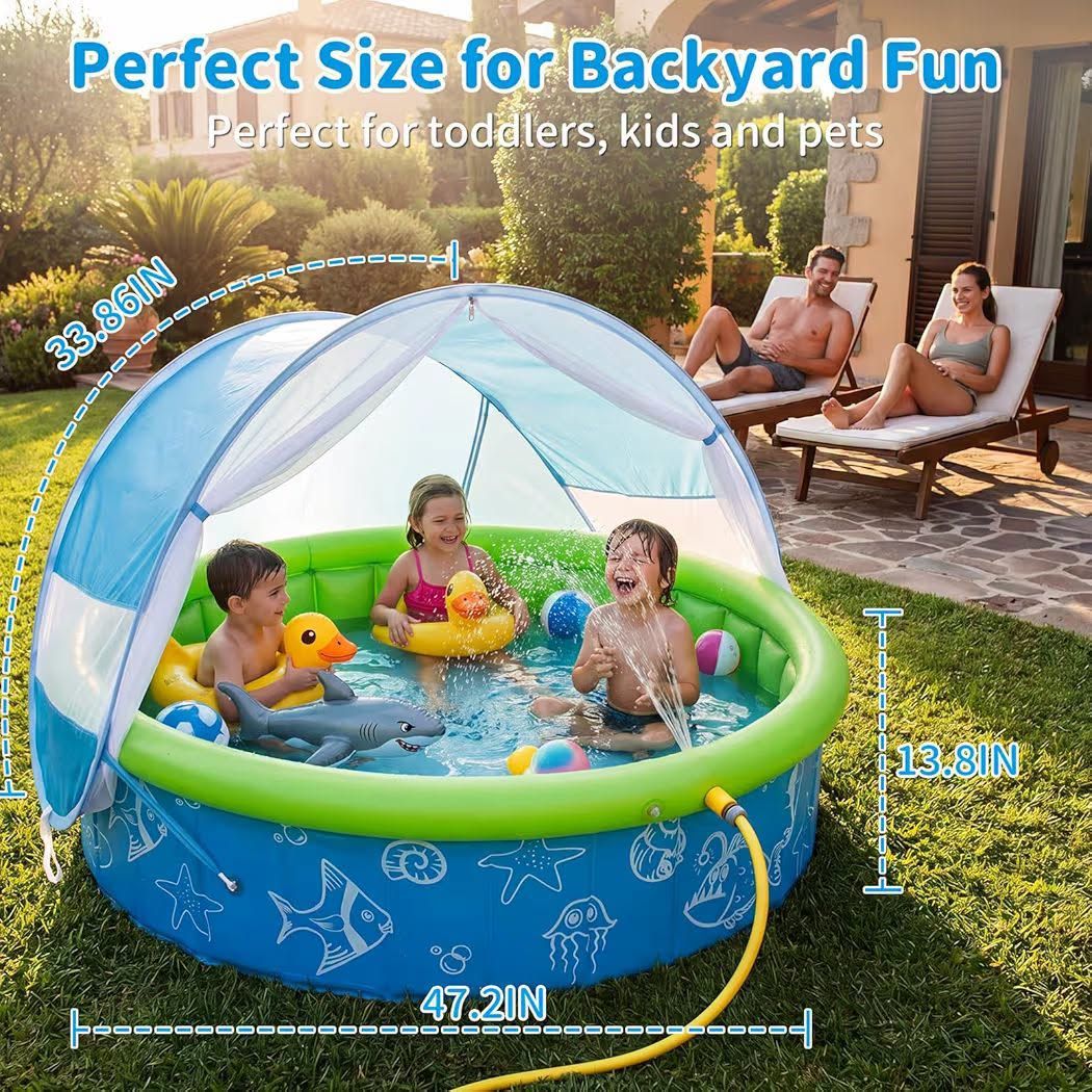 ママいろいろセット OMR 4.4/- Only !! Intex ZX-58924 Sunset Glow Baby Pool + Taqdeer