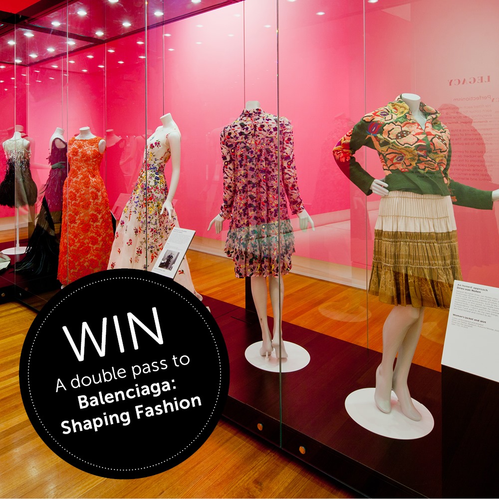 We have two sets of double passes to 'Balenciaga: Shaping Fashion